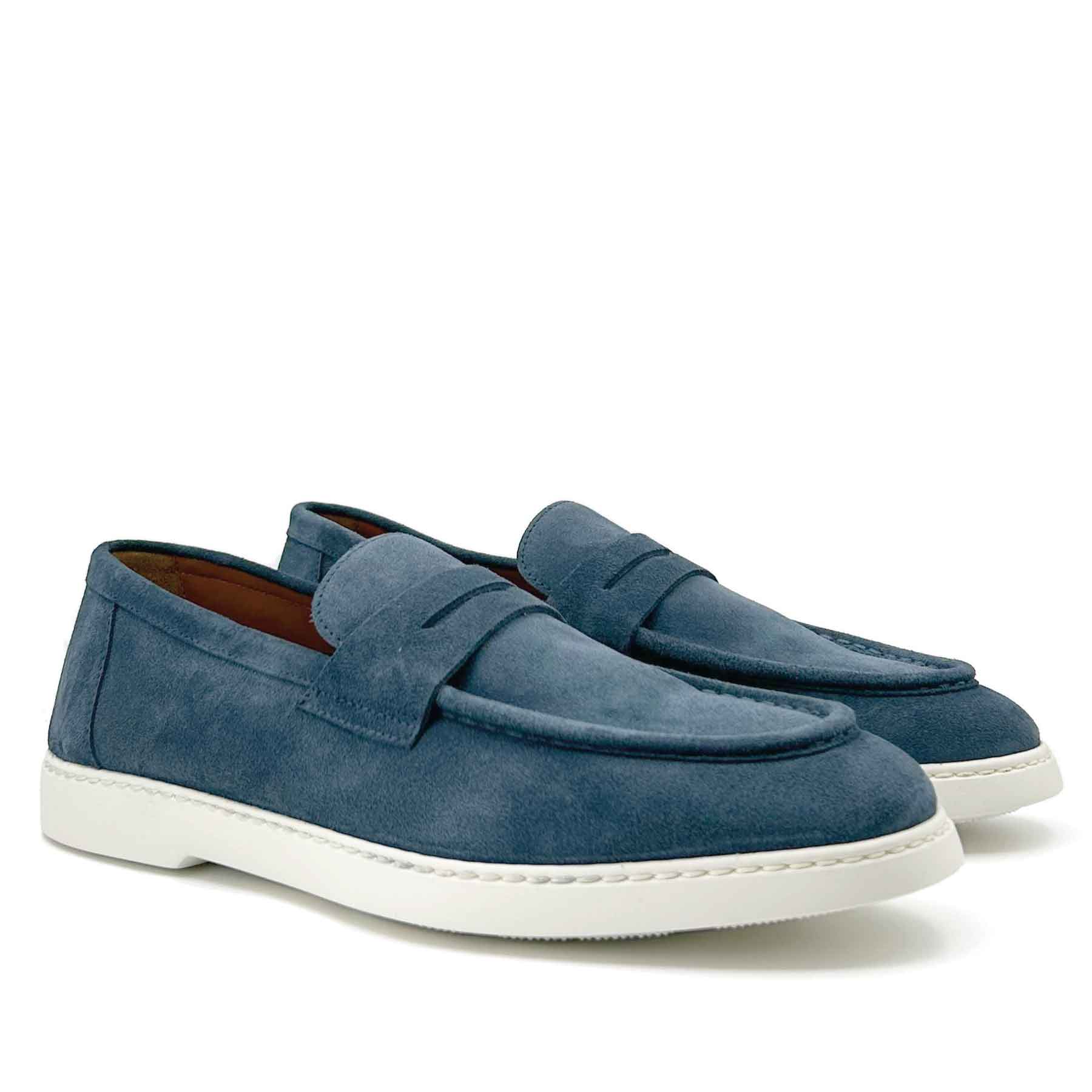 Loafer Blue Suede