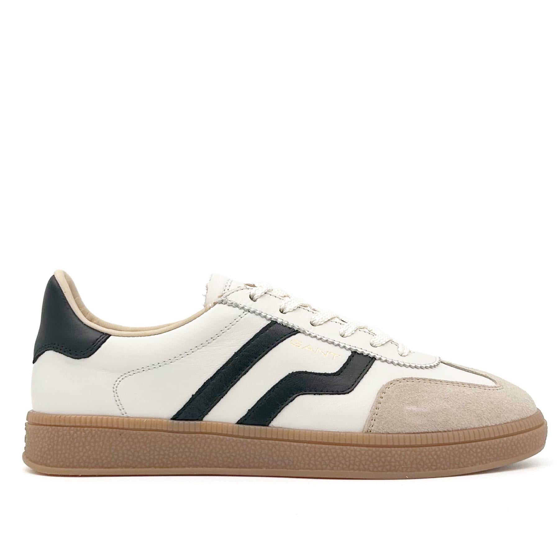 Cuzima Sneaker Leather Beige White Black