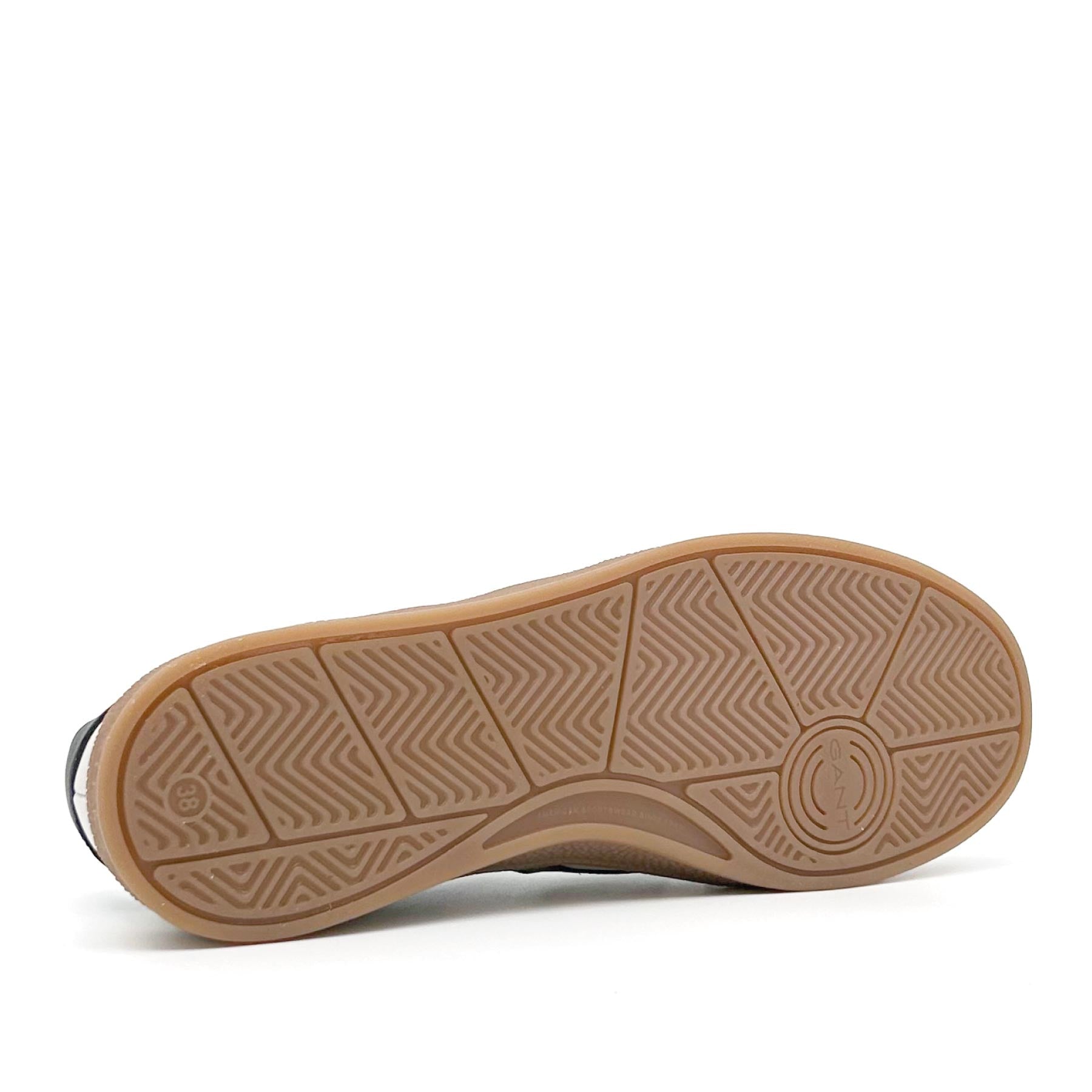 Cuzima Sneaker Leather Beige White Black