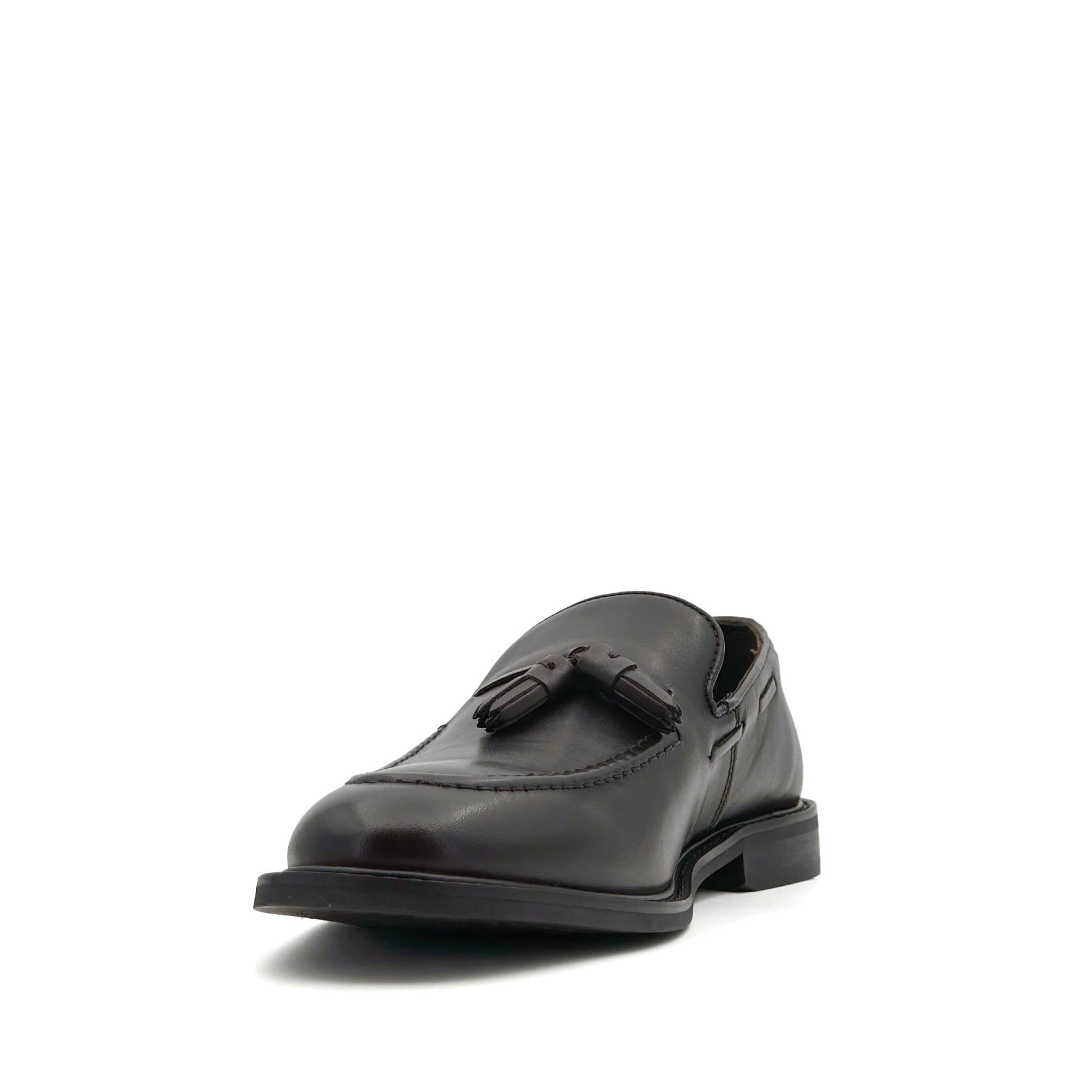 Lozham Loafer Dark Brown Leather Tassle