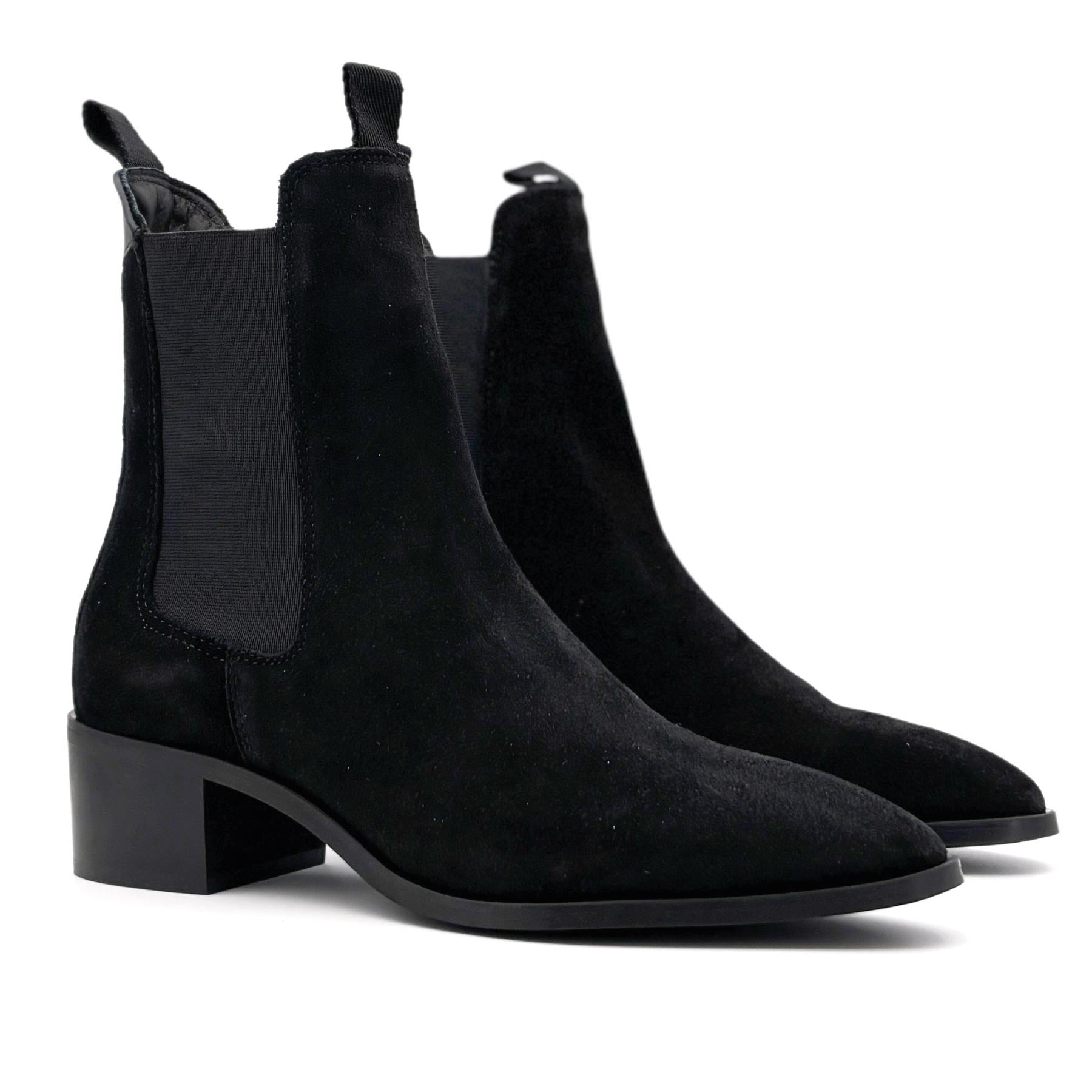 St Broomly Chelsea Boot Black Suede