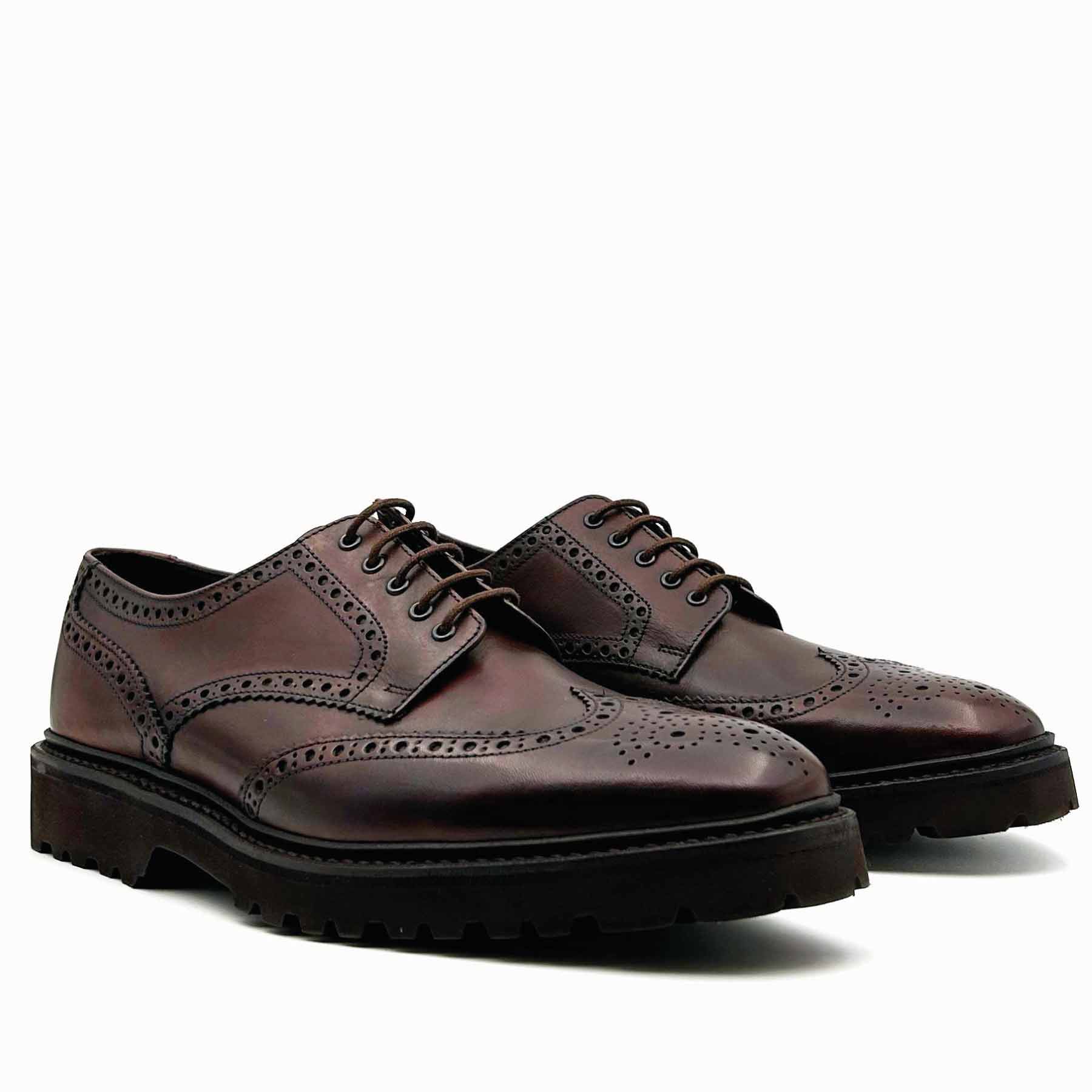 Perseus Dark Brown Derby Brogue