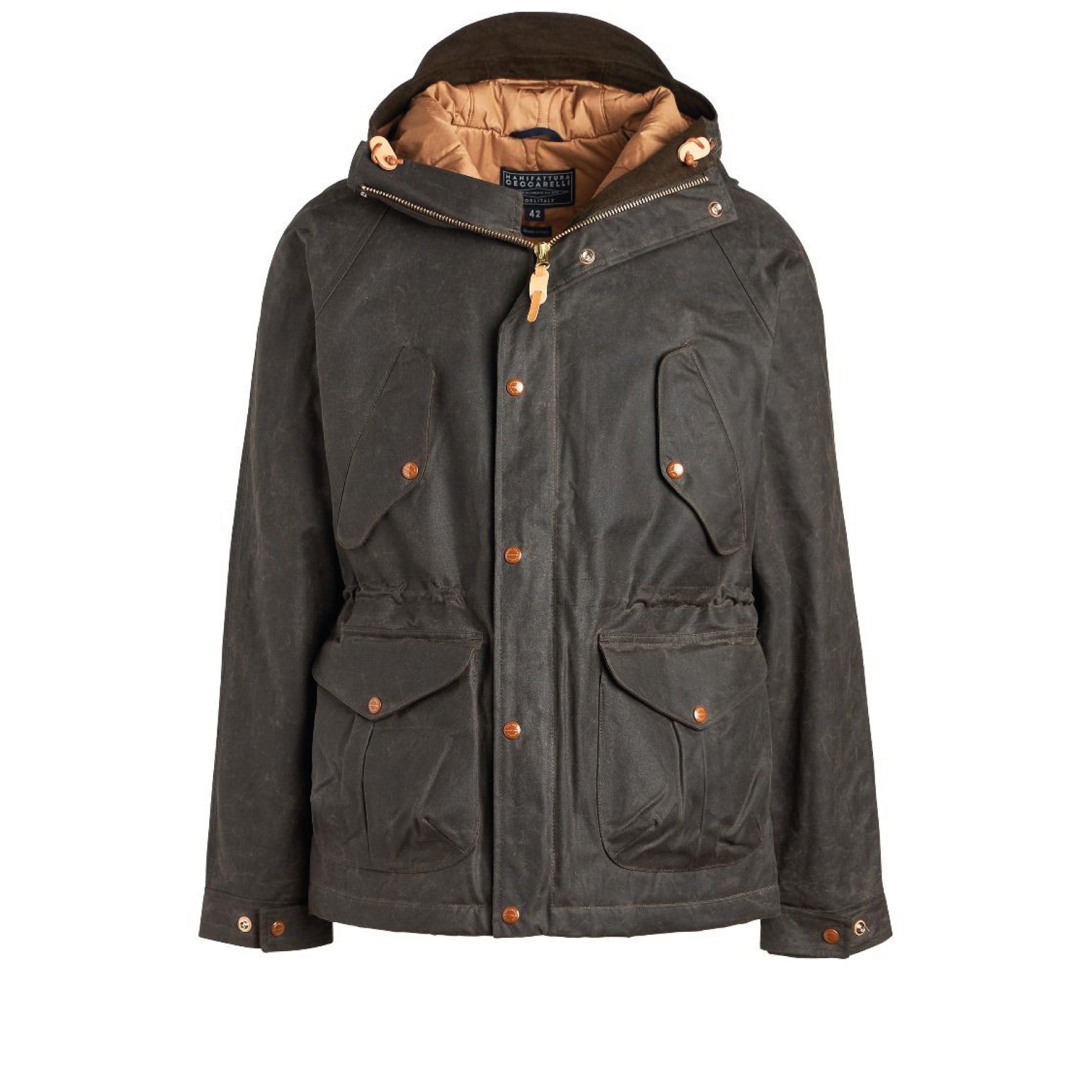 Fisherman Parka Chocolate Wax