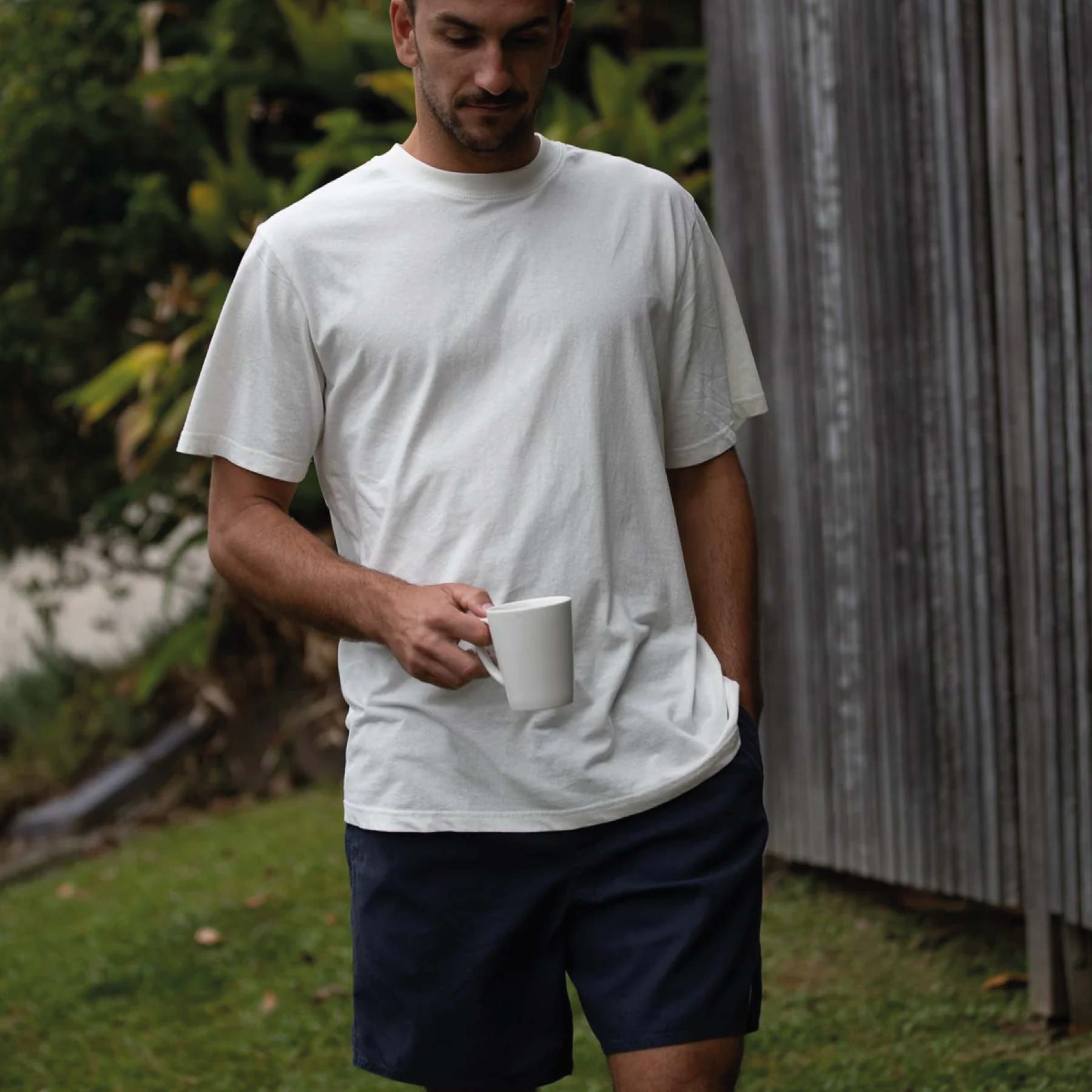 Classic Linen Jam Short Vintage Black