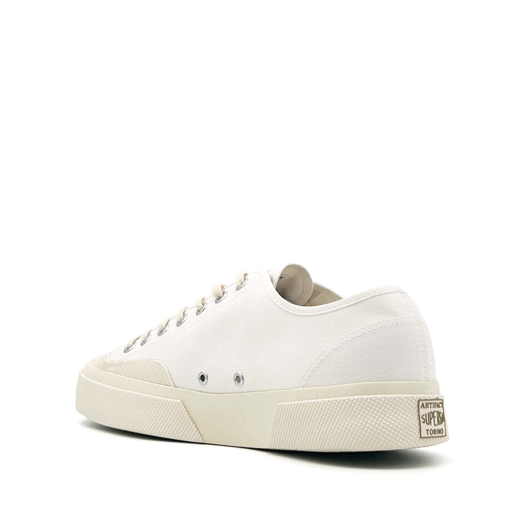 2432 Works Low Cut Cotton Canvas White / Off White