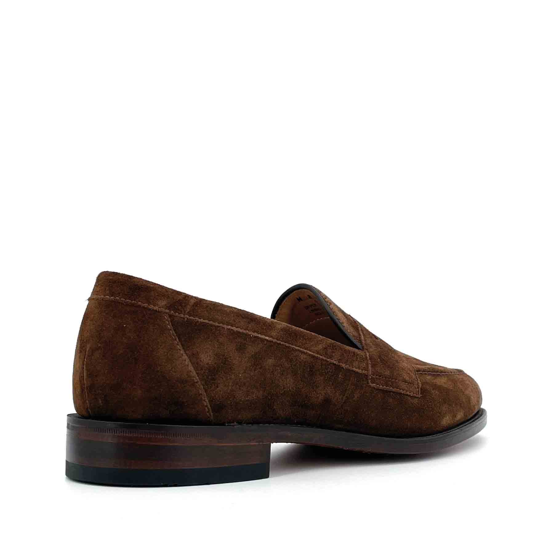 Imperial Brown Suede Apron Penny Loafer