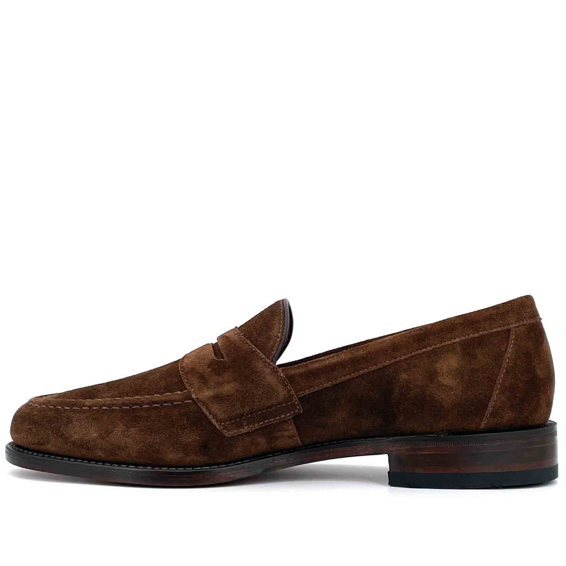 Imperial Brown Suede Apron Penny Loafer