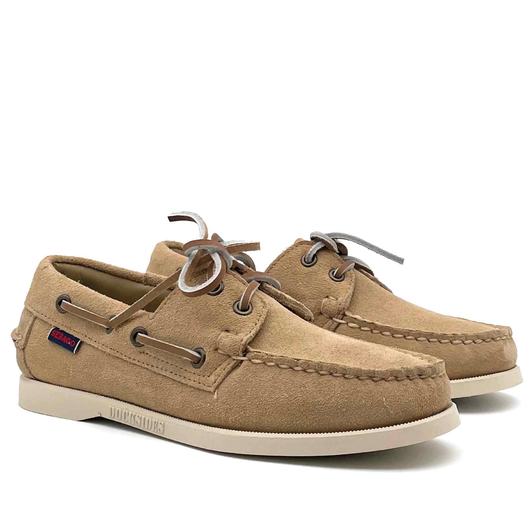 Docksides Portland Beige Camel Suede W