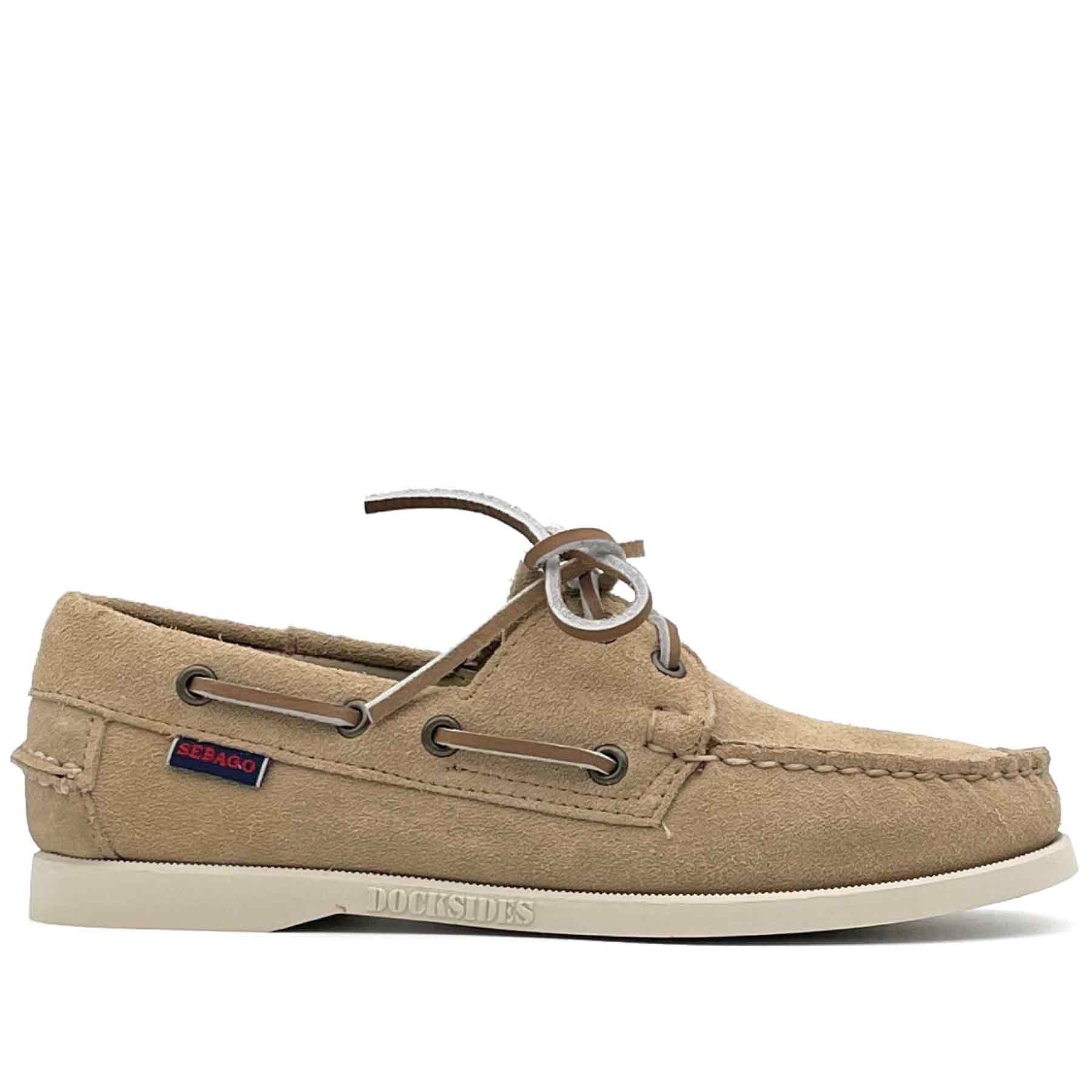 Docksides Portland Beige Camel Suede W