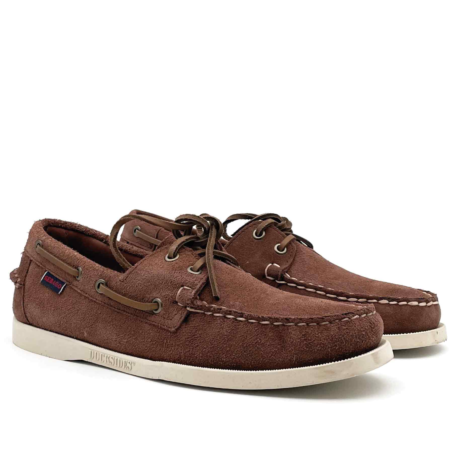 Docksides Portland Dk Brown Suede