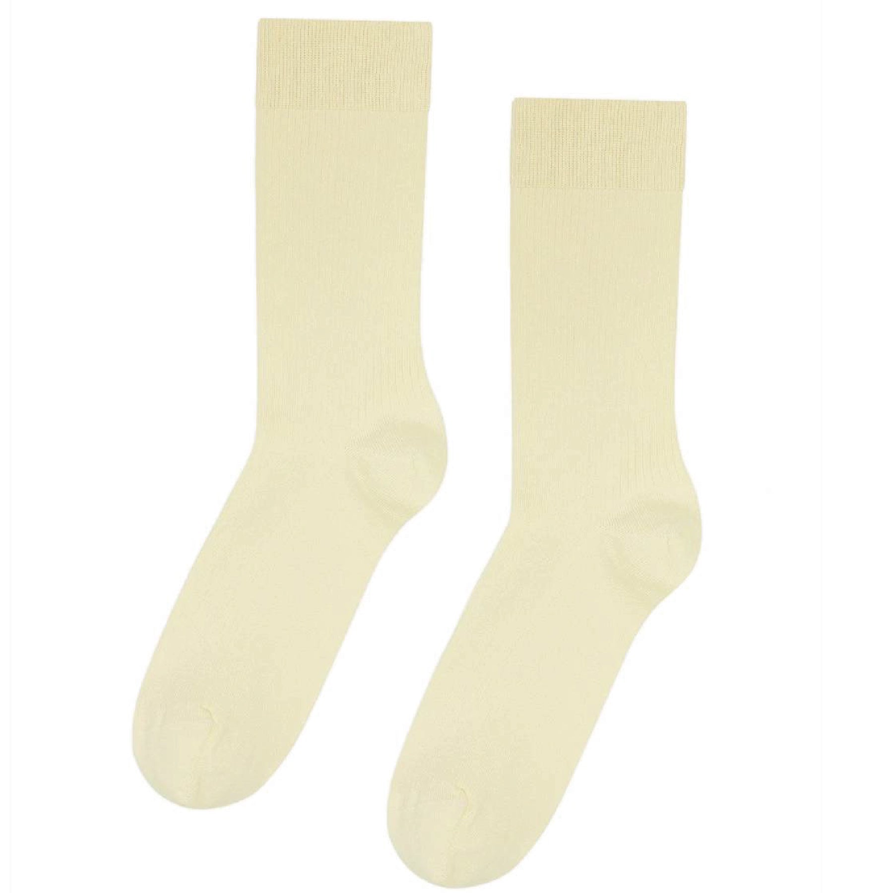Women Classic Organic Sock Soft Yellow
