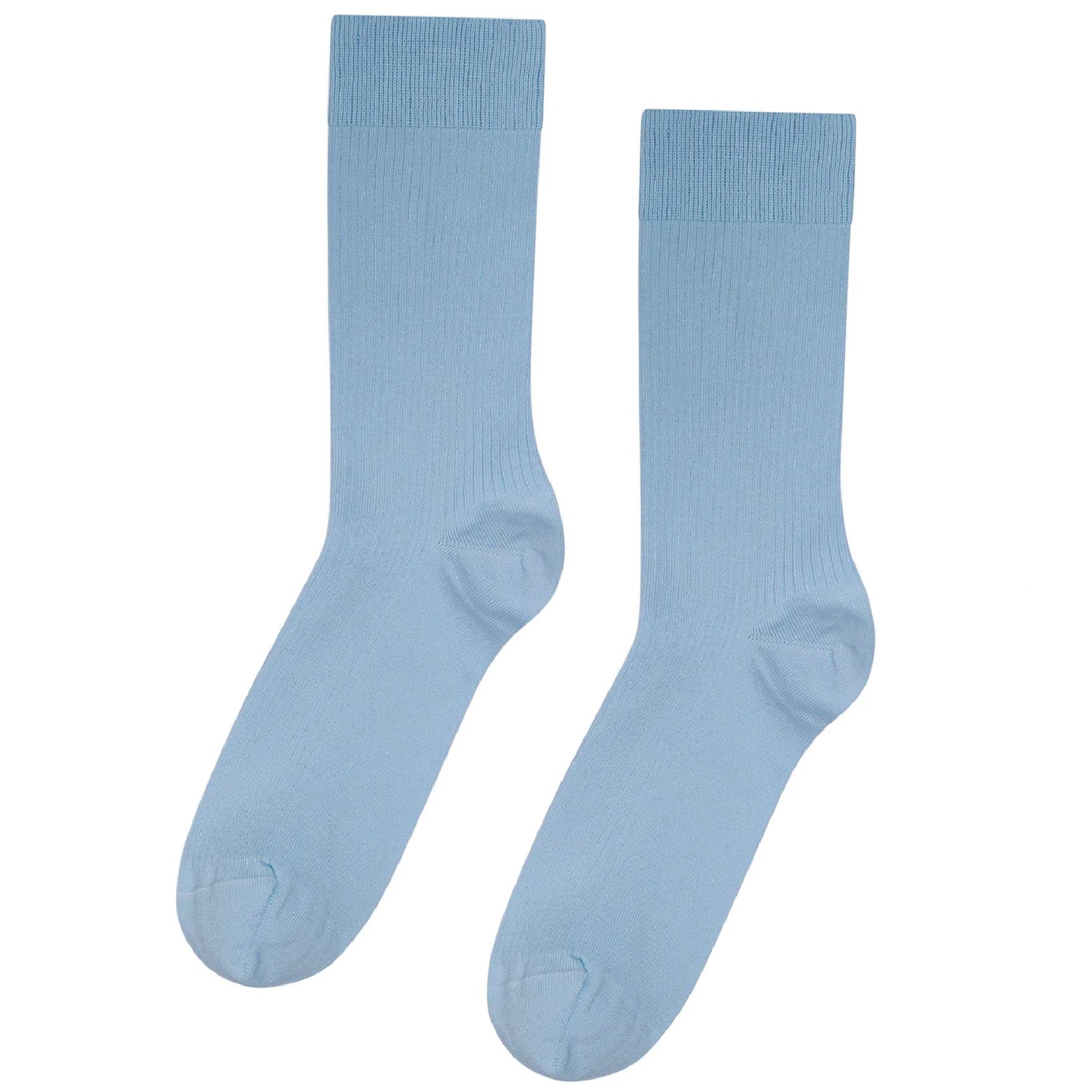 Women Classic Organic Sock Steel Blue