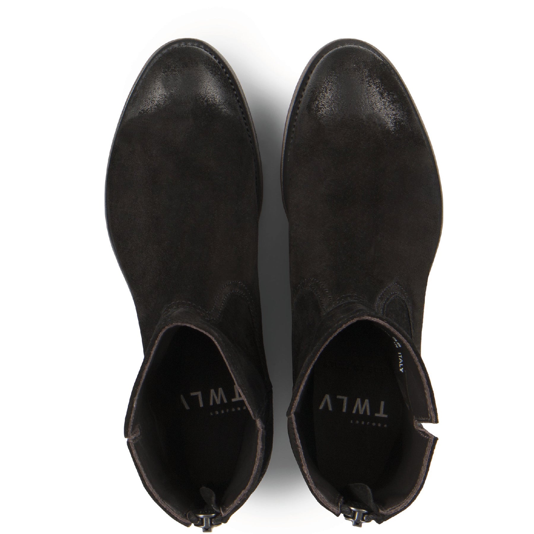 Flame Black Suede