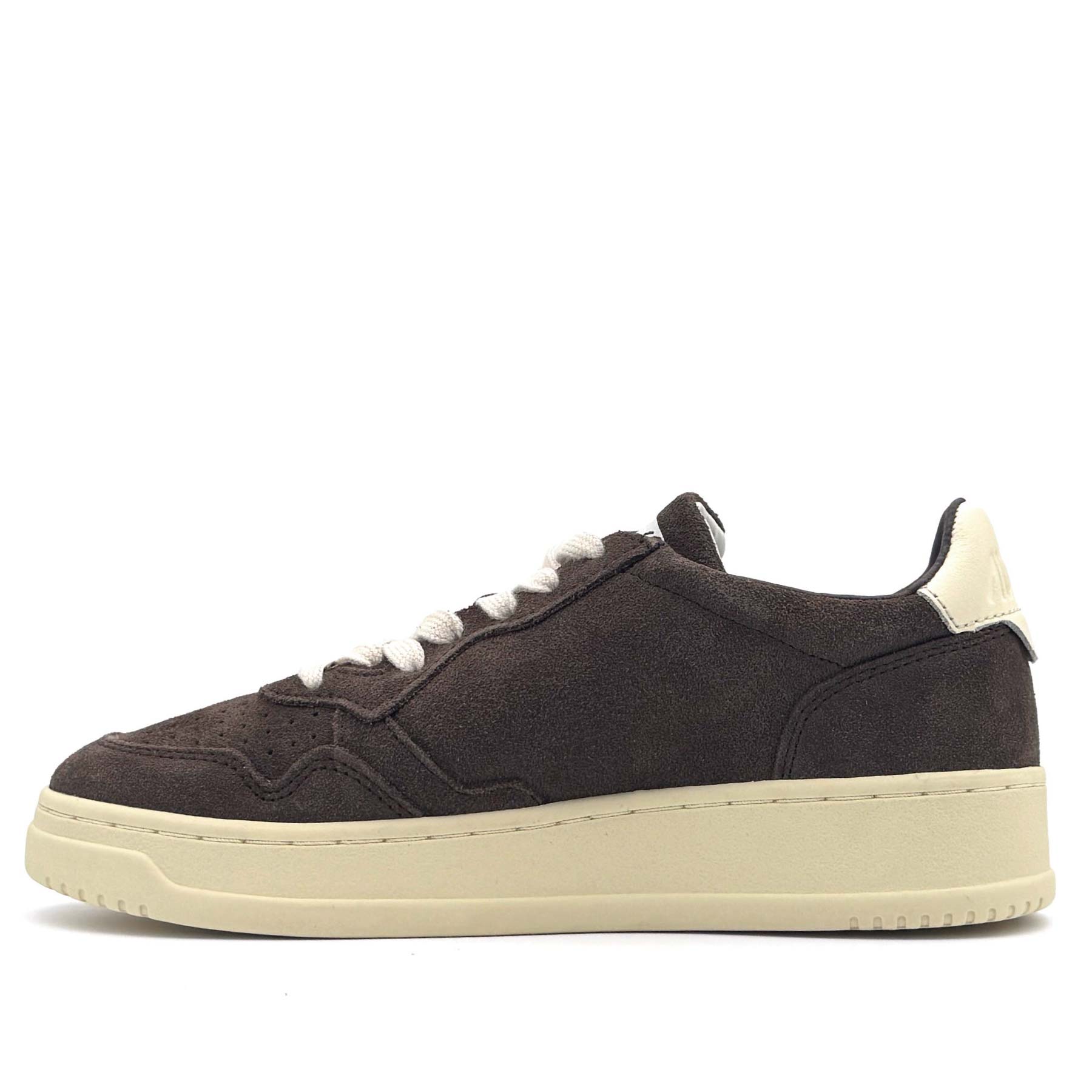 Medalist Low Women Finish Suede Moka White