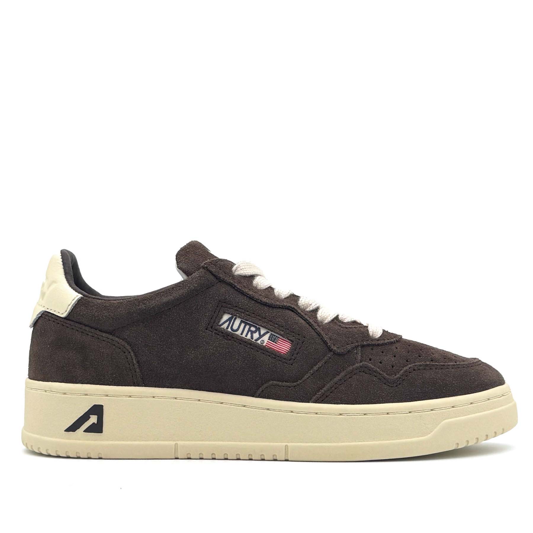 Medalist Low Women Finish Suede Moka White