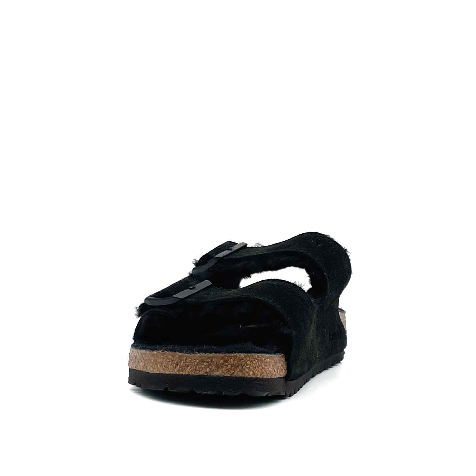 Arizona Shearling Suede Leather Black Men