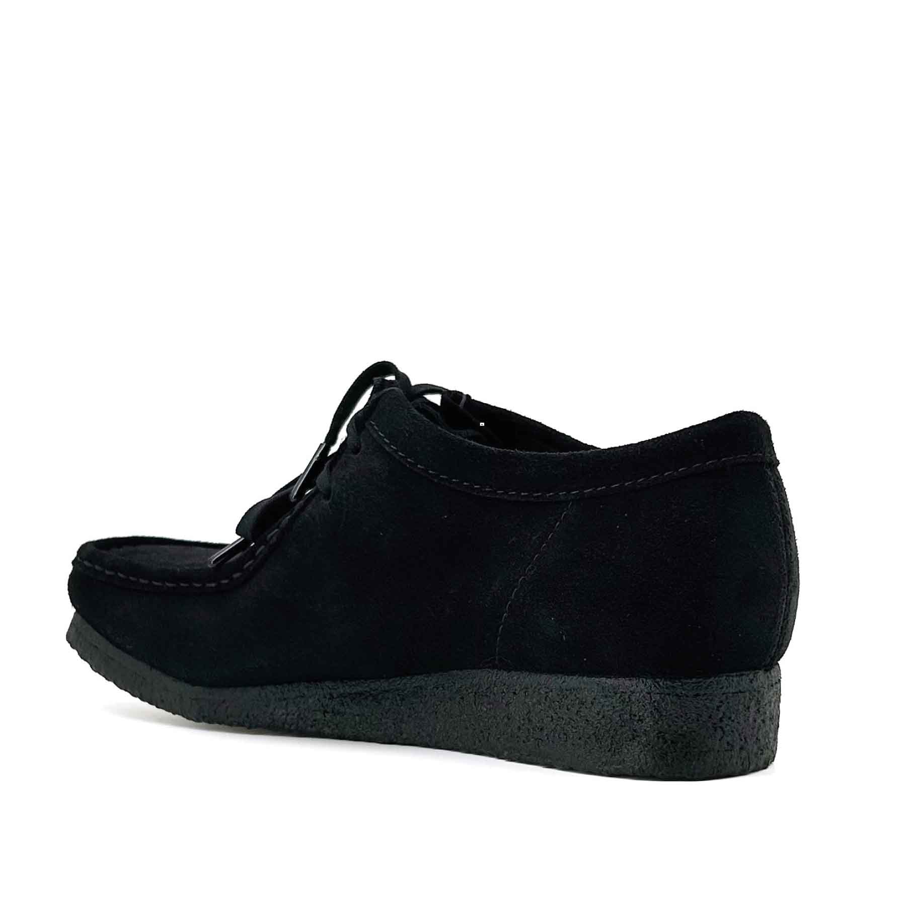 Wallabee Black Suede