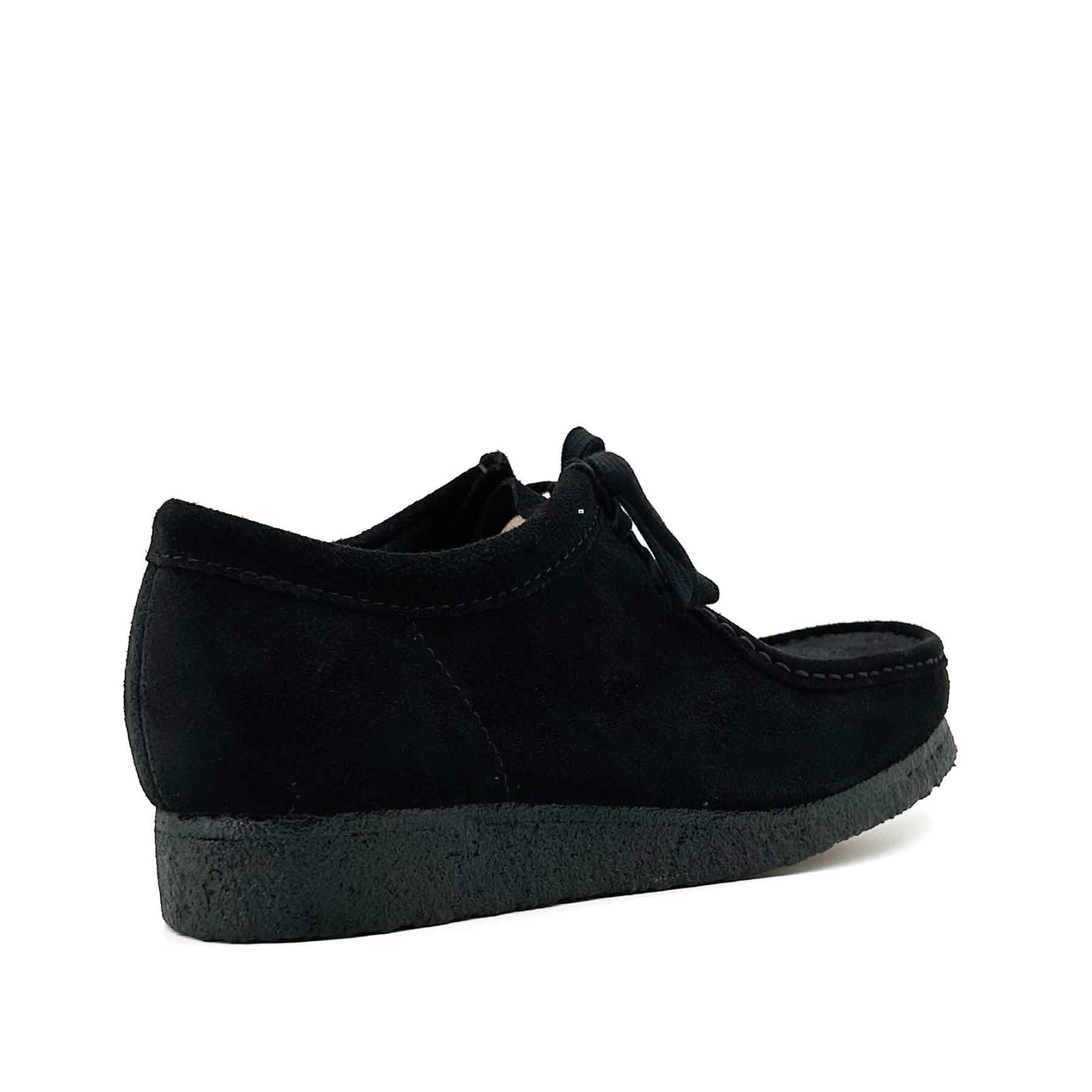 Wallabee Black Suede