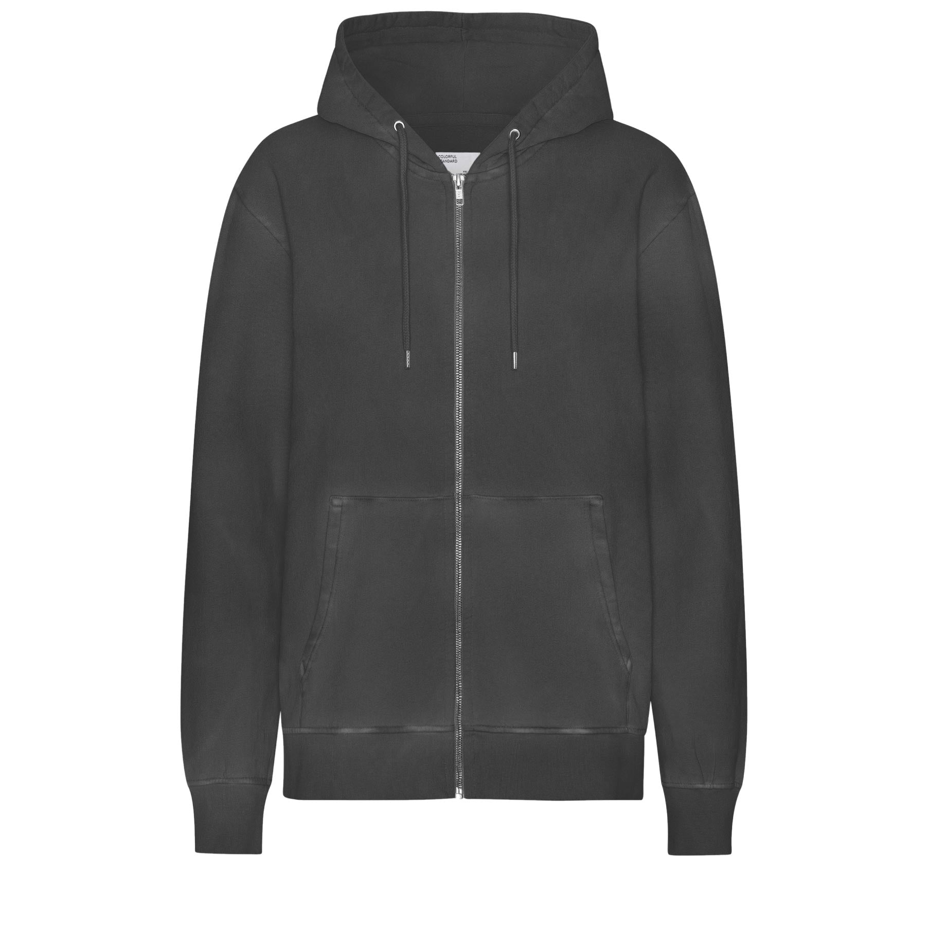 Classic Organic Zip Hood Faded Black