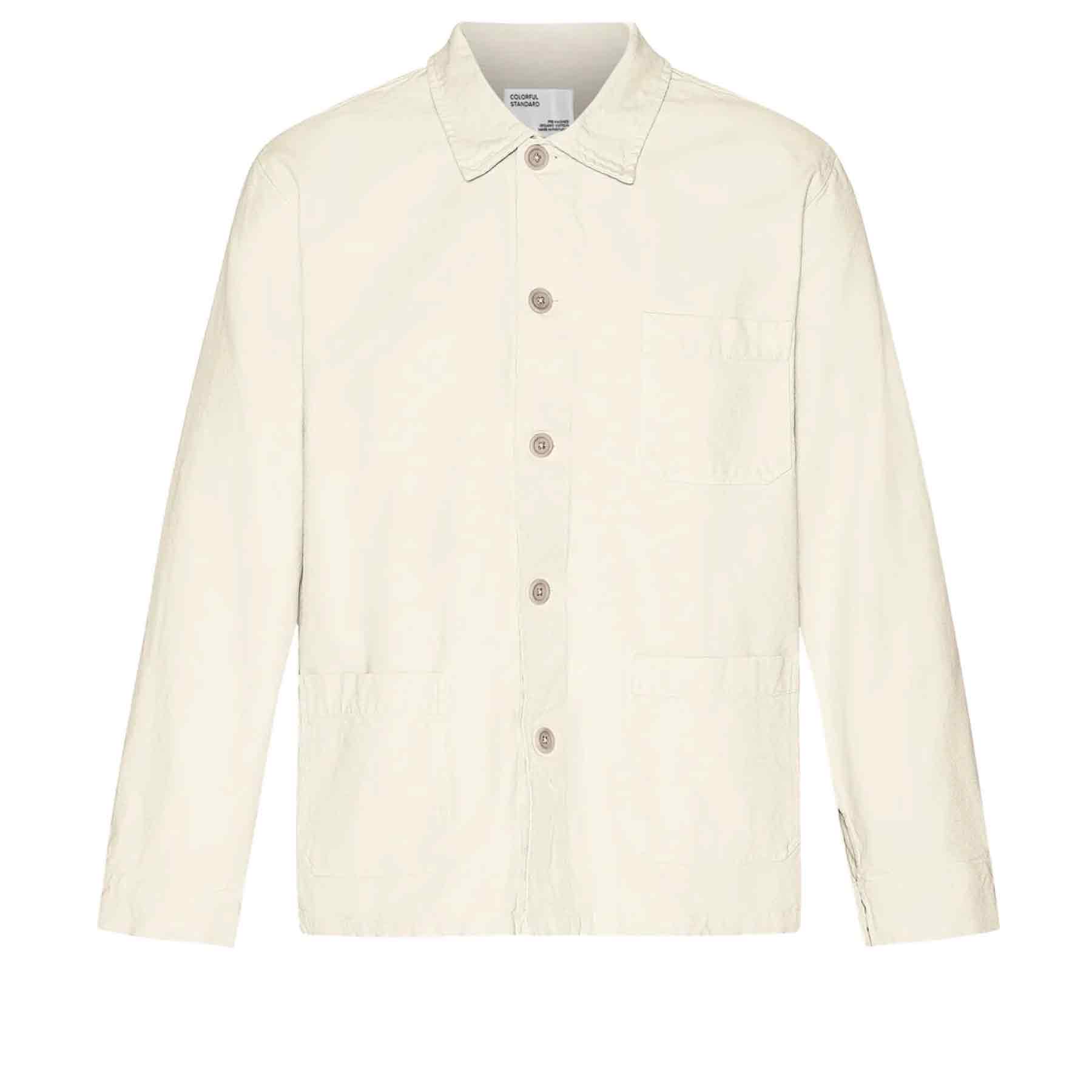 Organic Workwear Jacket Ivory White