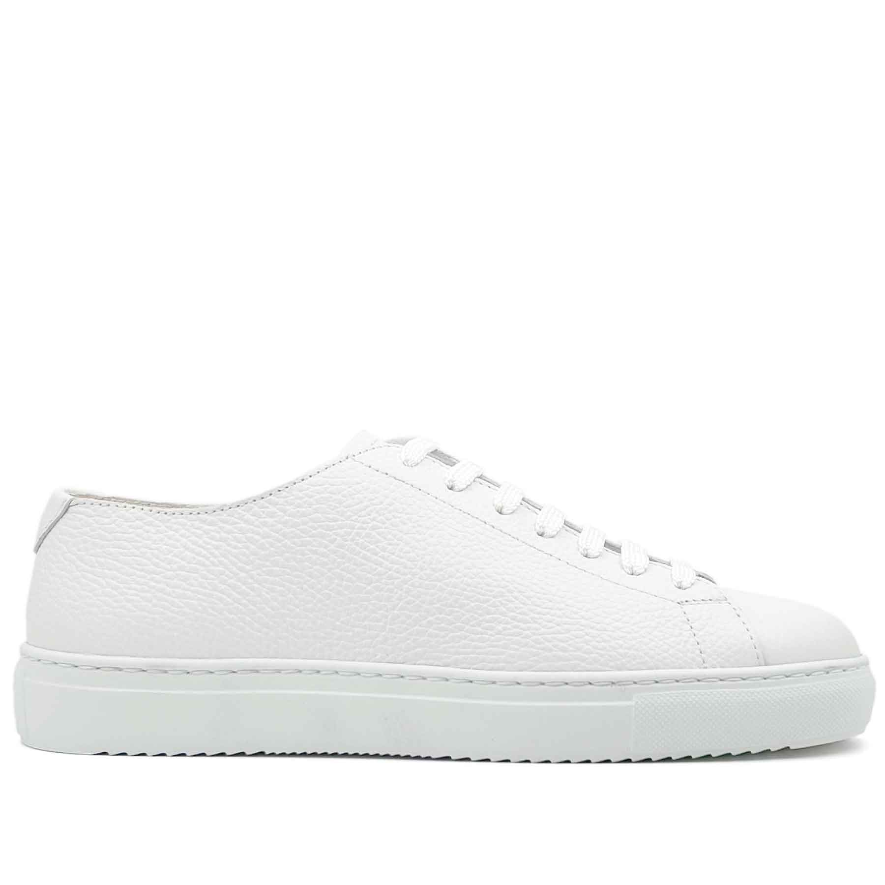 Sneaker Bianco White Leather