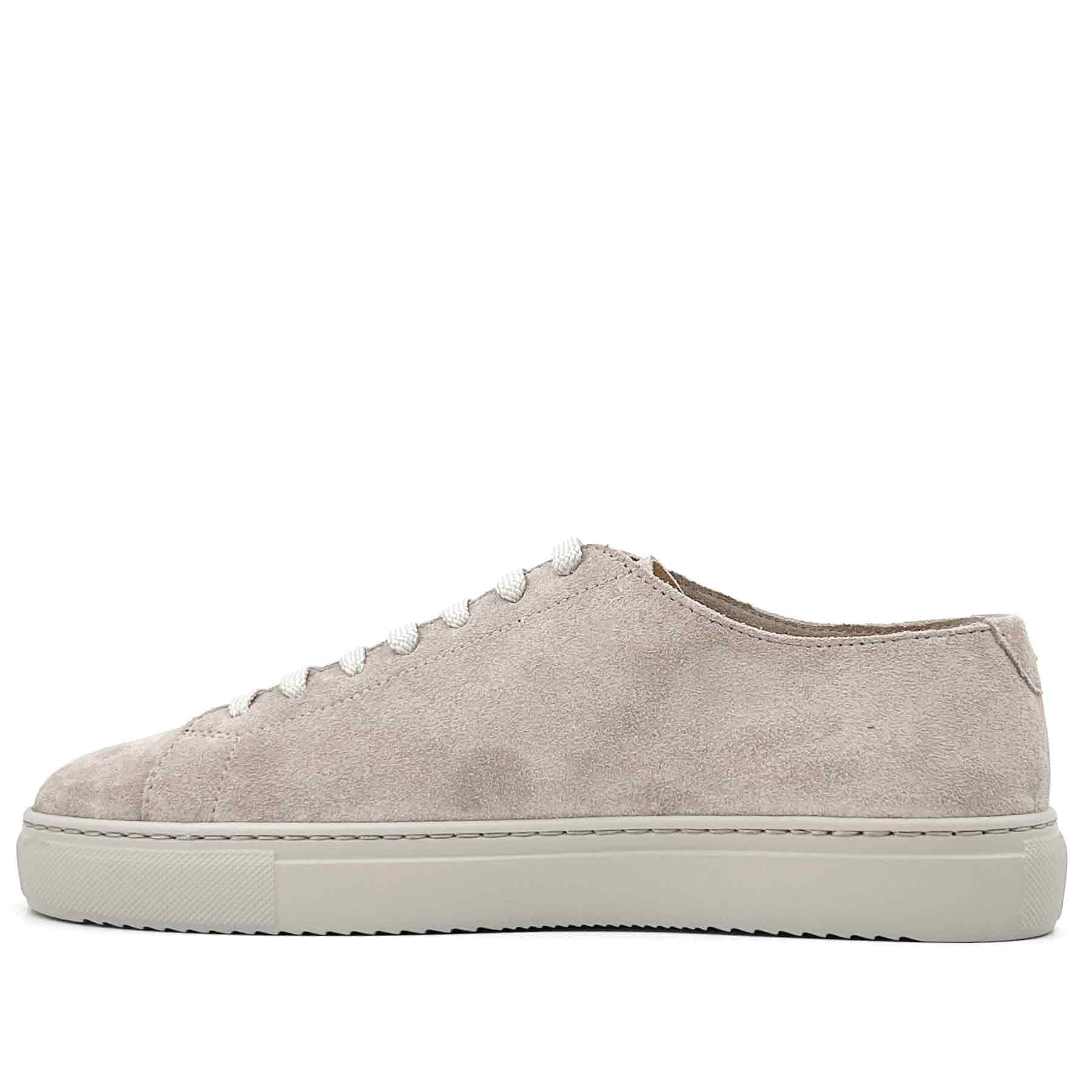 Sneaker Perla Grey Suede