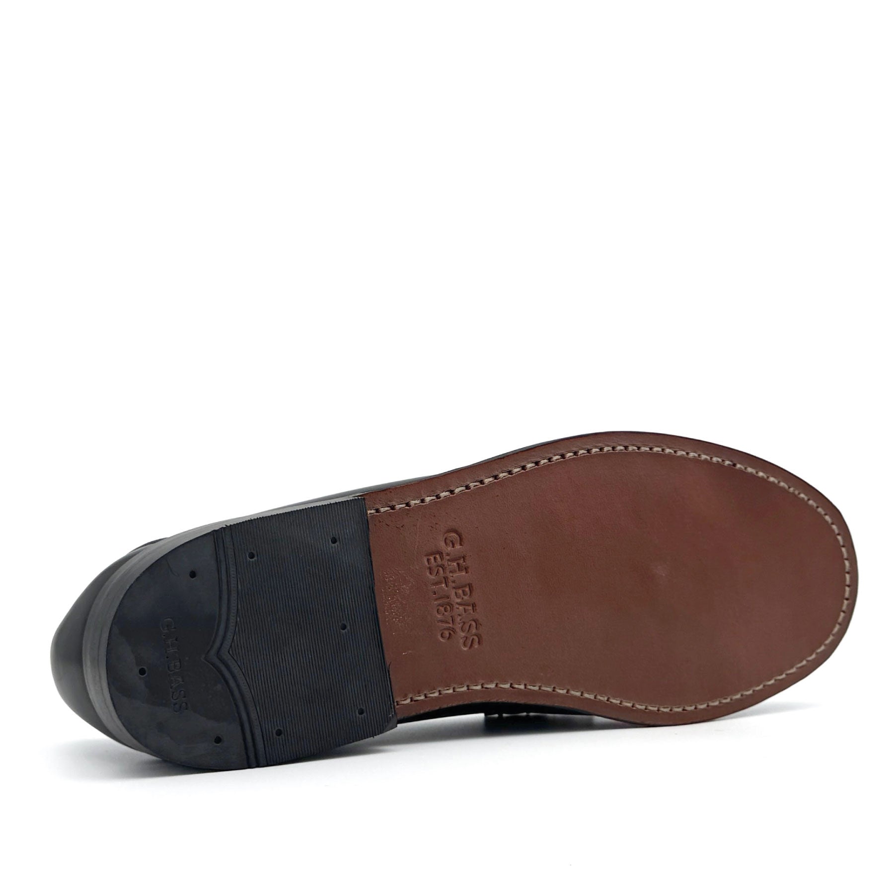 Weejun Heritage Larson Moc Penny Loafers Black