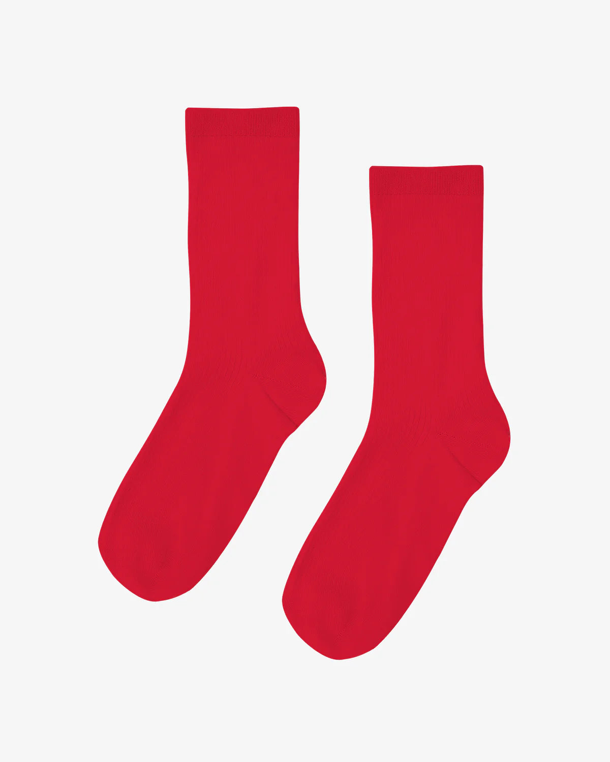 Women Classic Organic Sock Red Tangerine