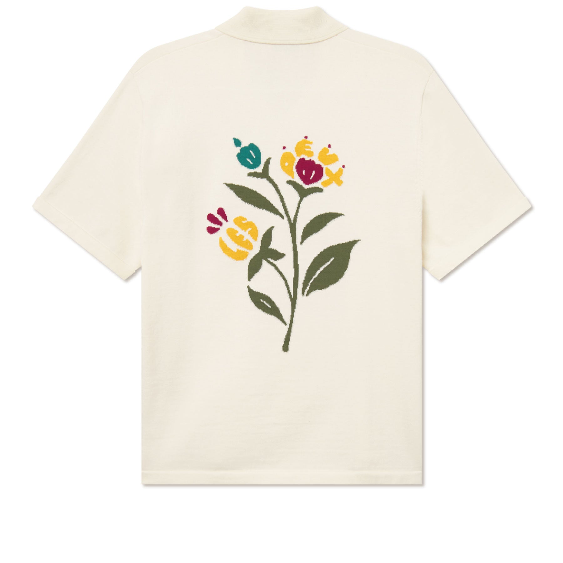 Geoffroy SS Knit Shirt Ivory