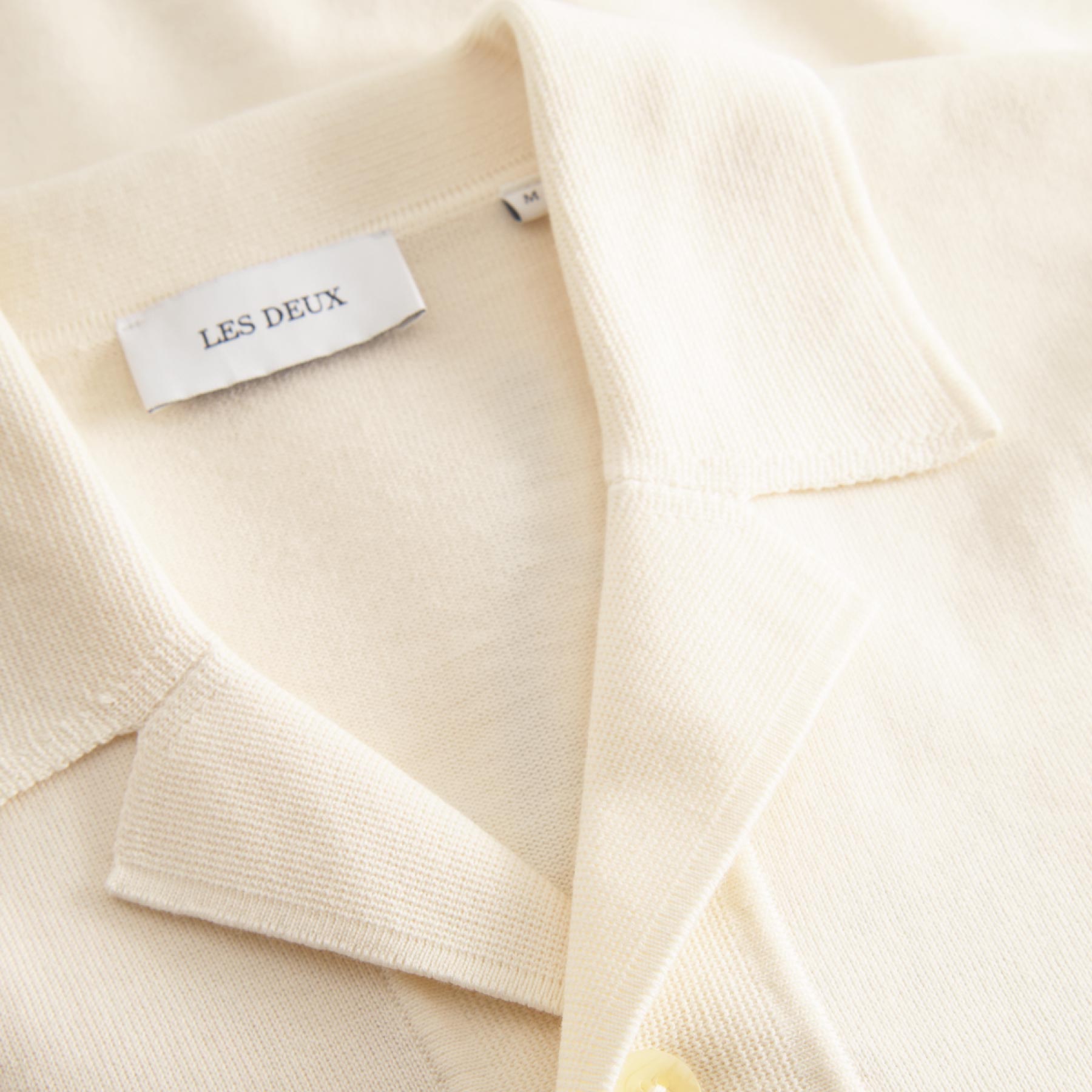 Geoffroy SS Knit Shirt Ivory