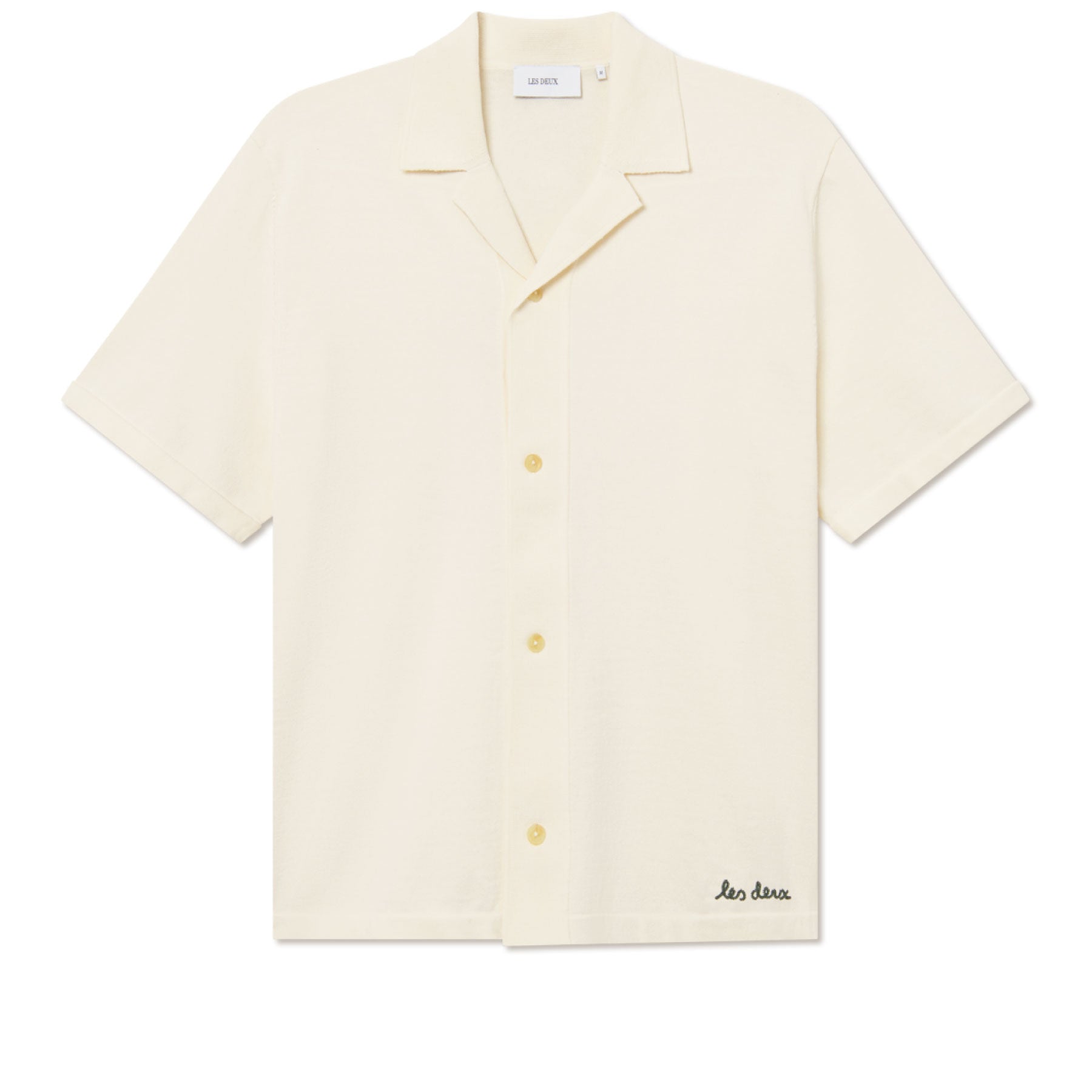 Geoffroy SS Knit Shirt Ivory