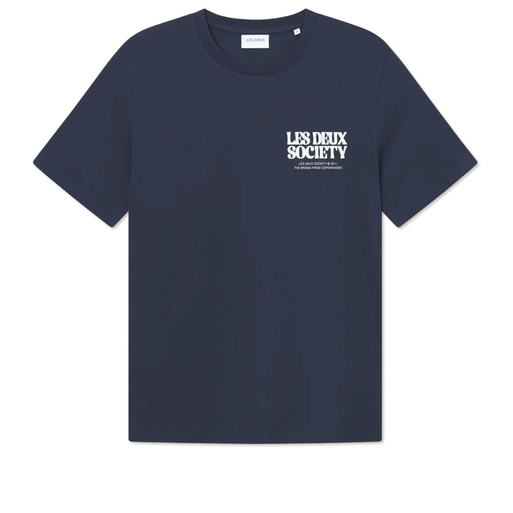 Society T-Shirt Dark Navy / Ivory