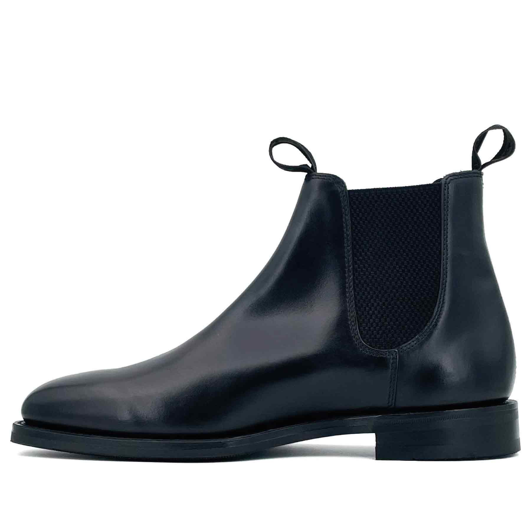 Emsworth Chelsea Black Leather