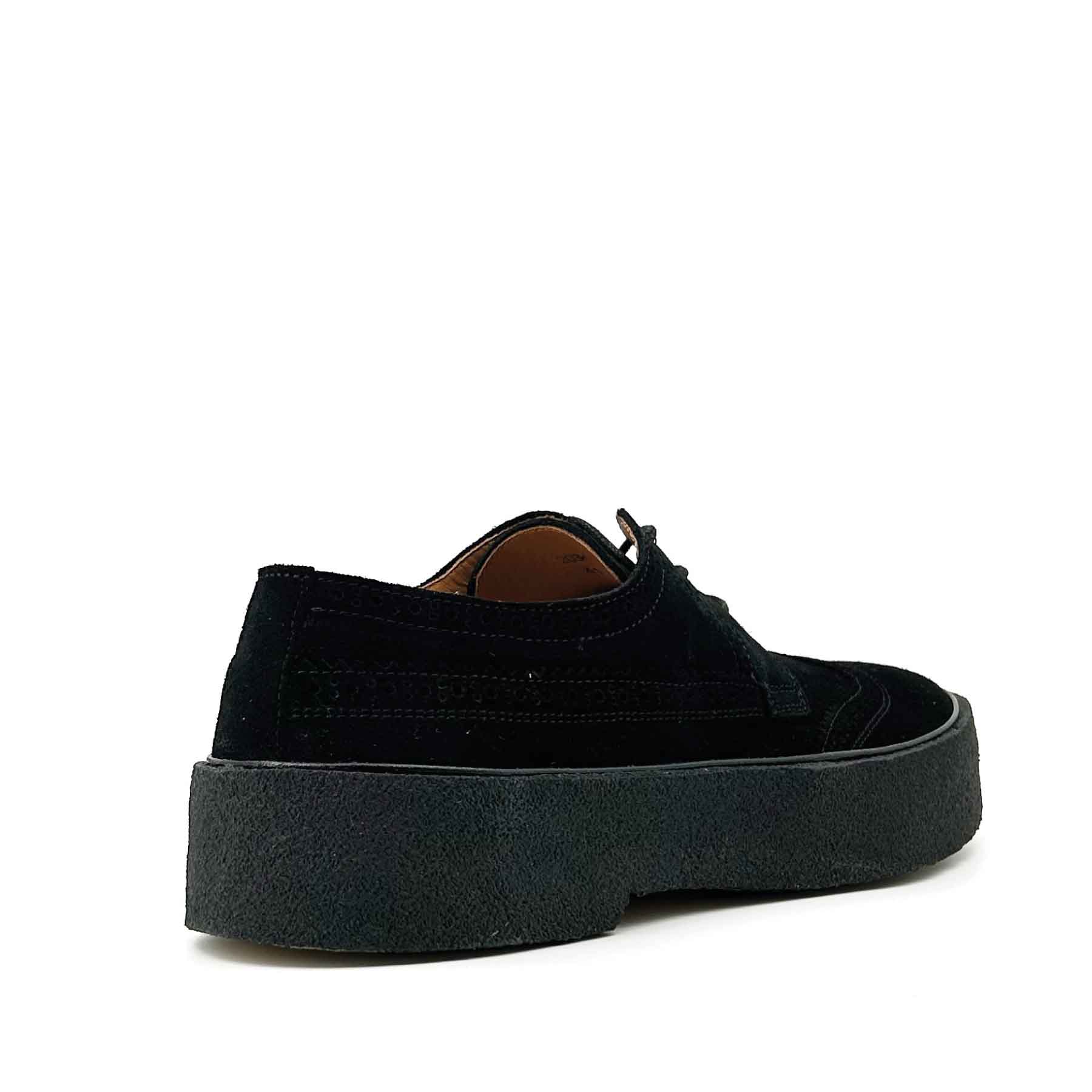 The Original Style 22 Brogue Black Suede