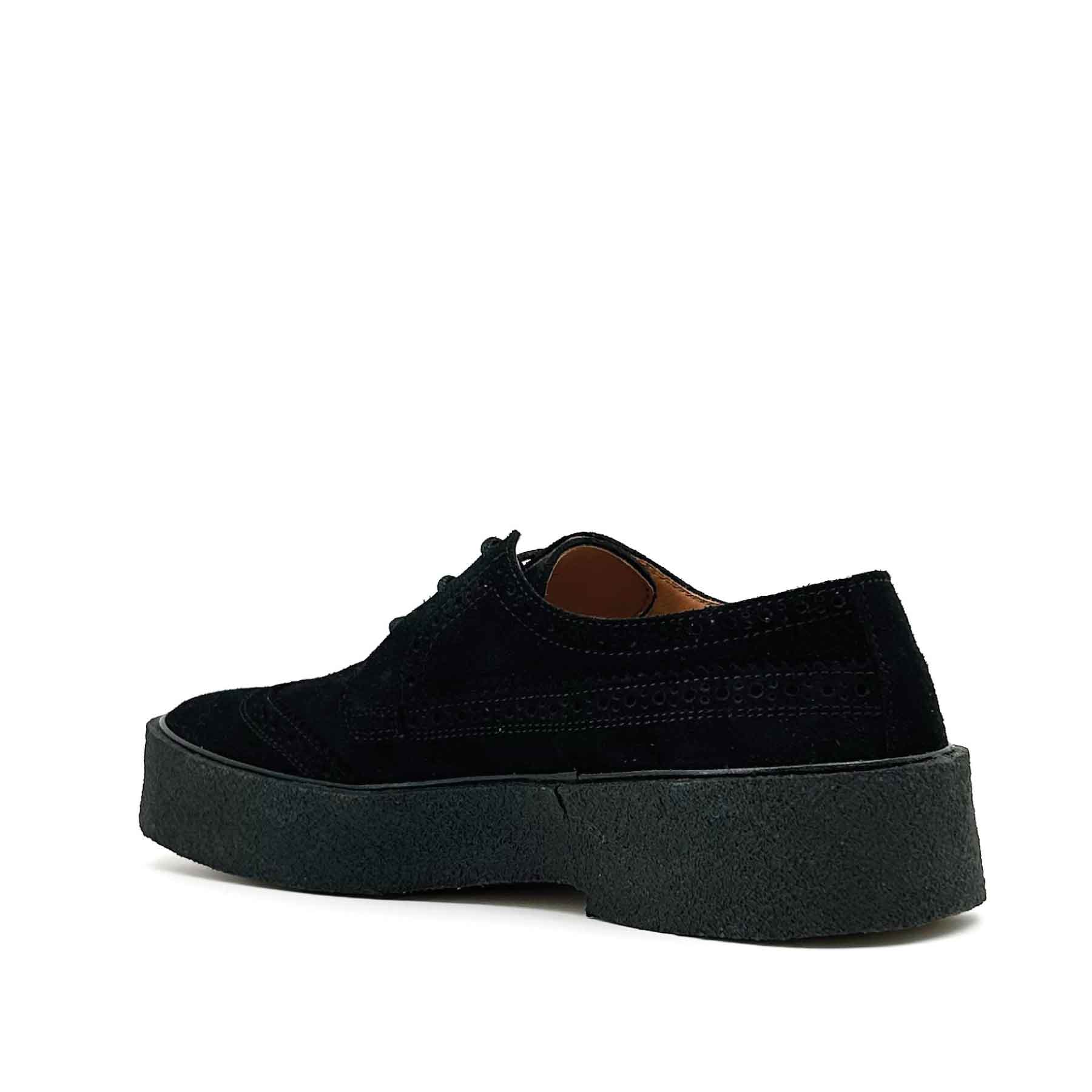 The Original Style 22 Brogue Black Suede