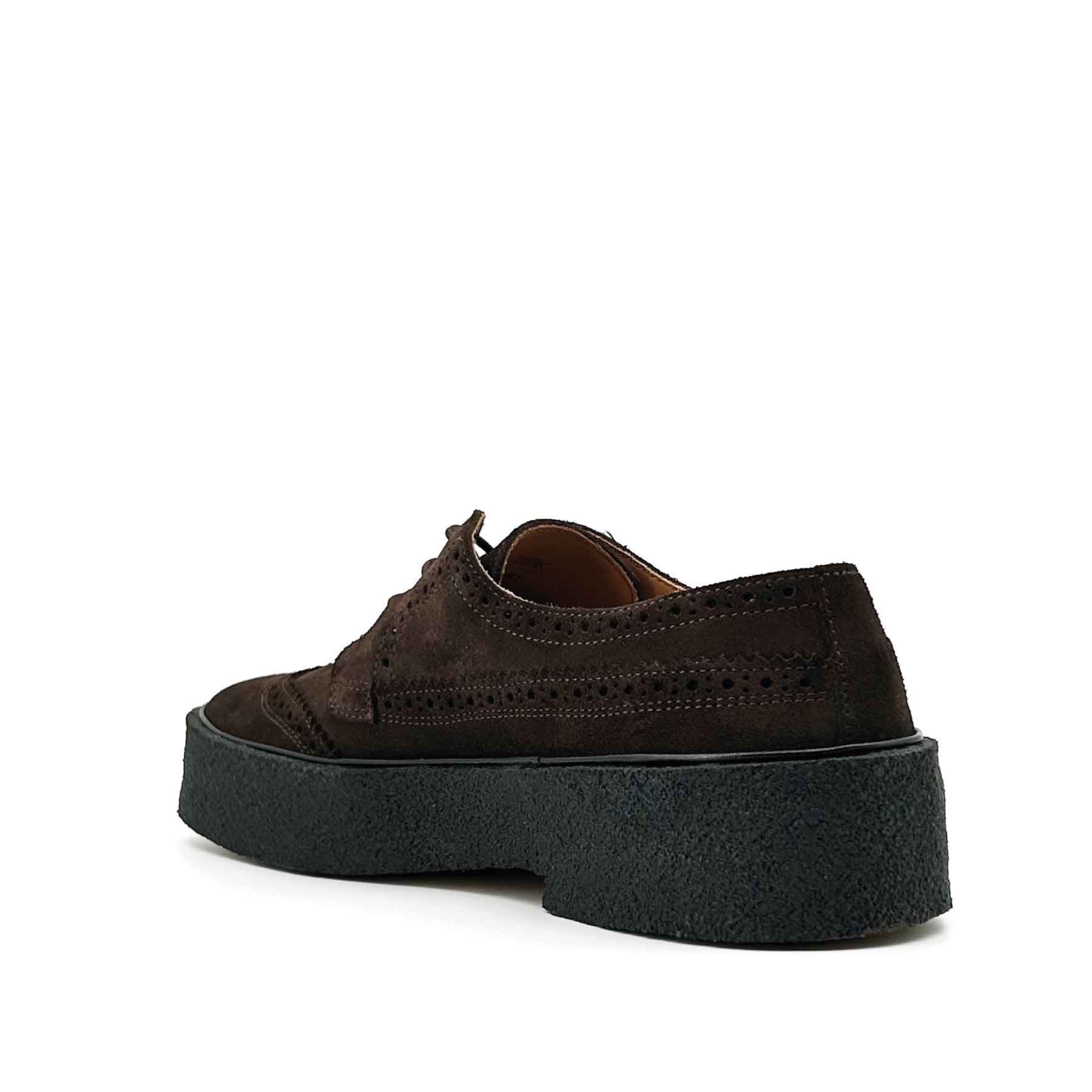 The Original Style 22 Brogue Dark Brown Suede