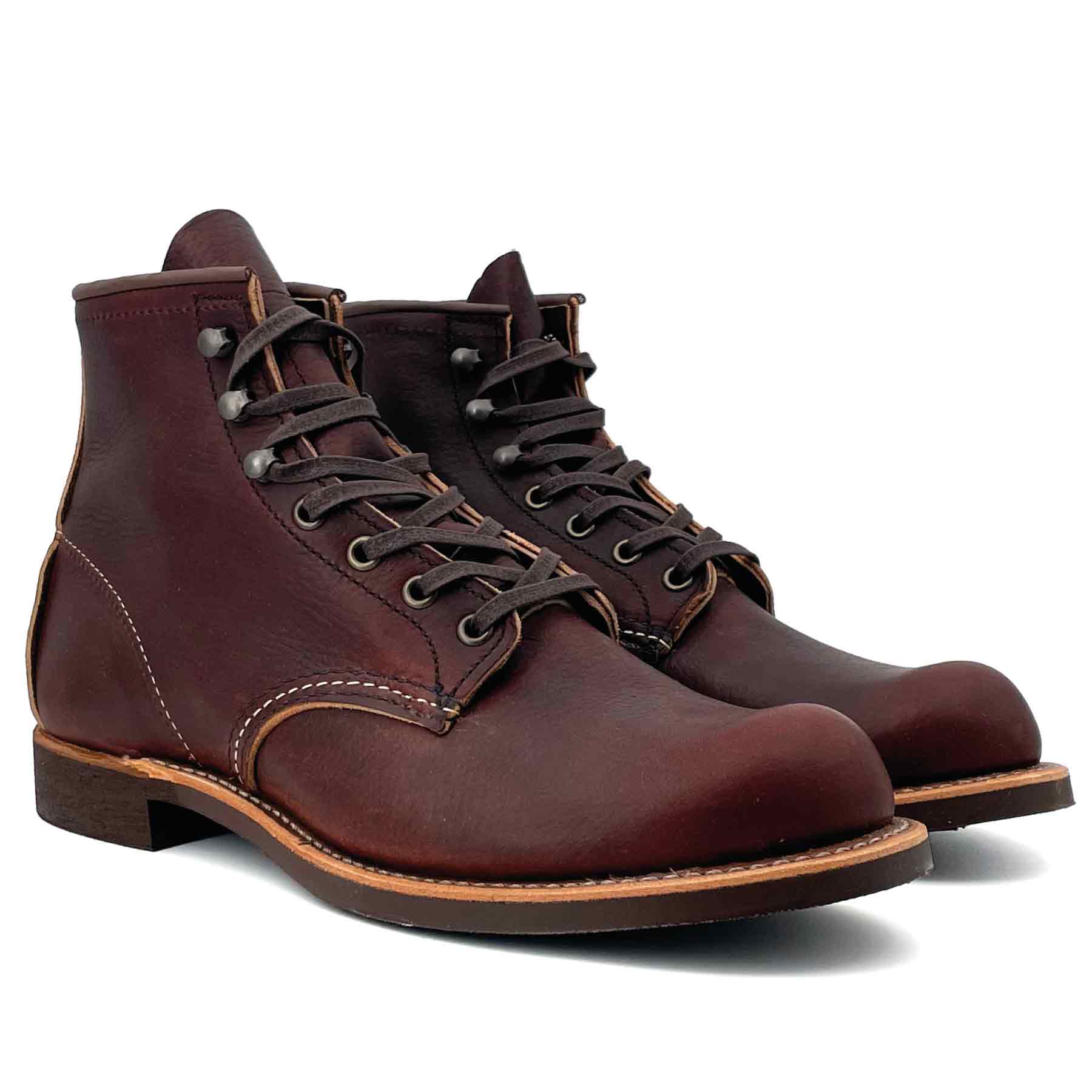 3340 6" Blacksmith Briar Oil Slick Leather