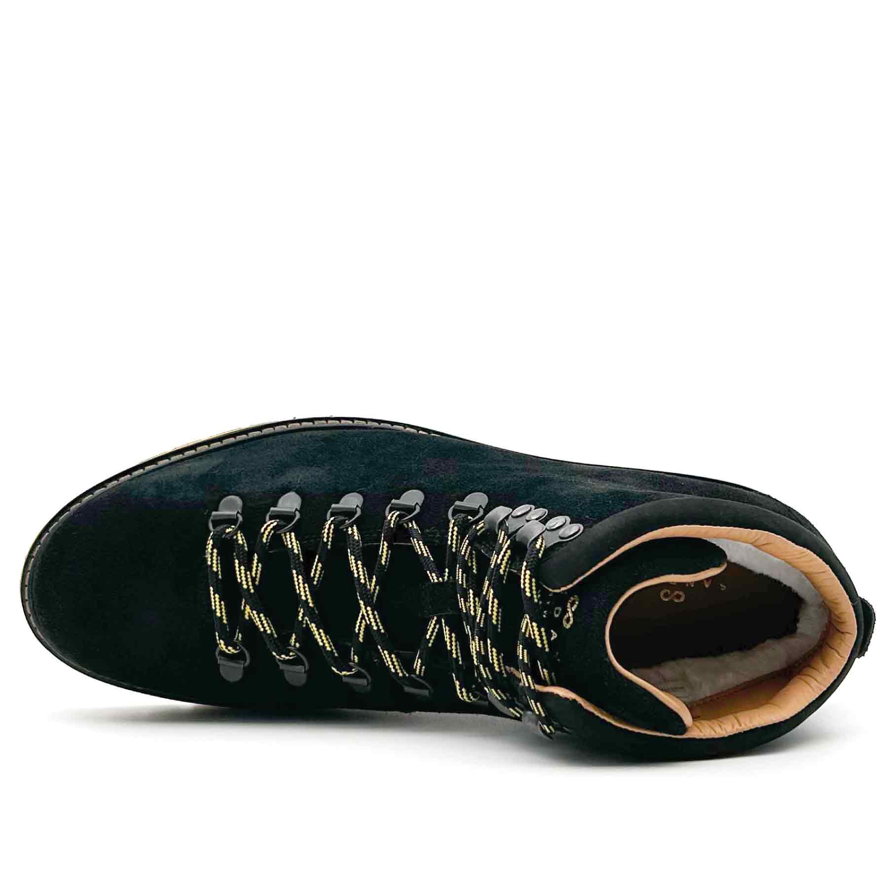 Hiker Black Suede