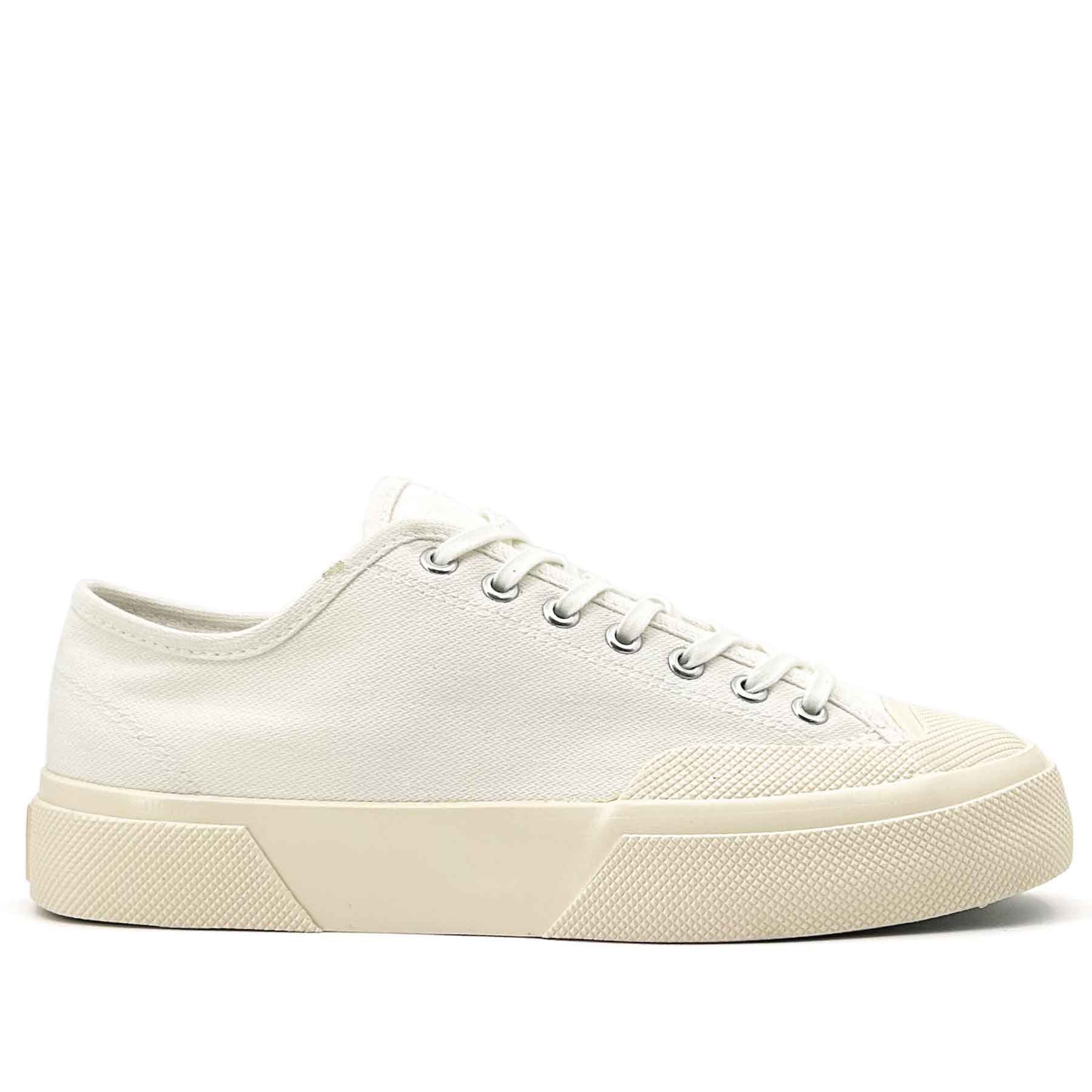 2432 Works Low Broken Twill White/Off White