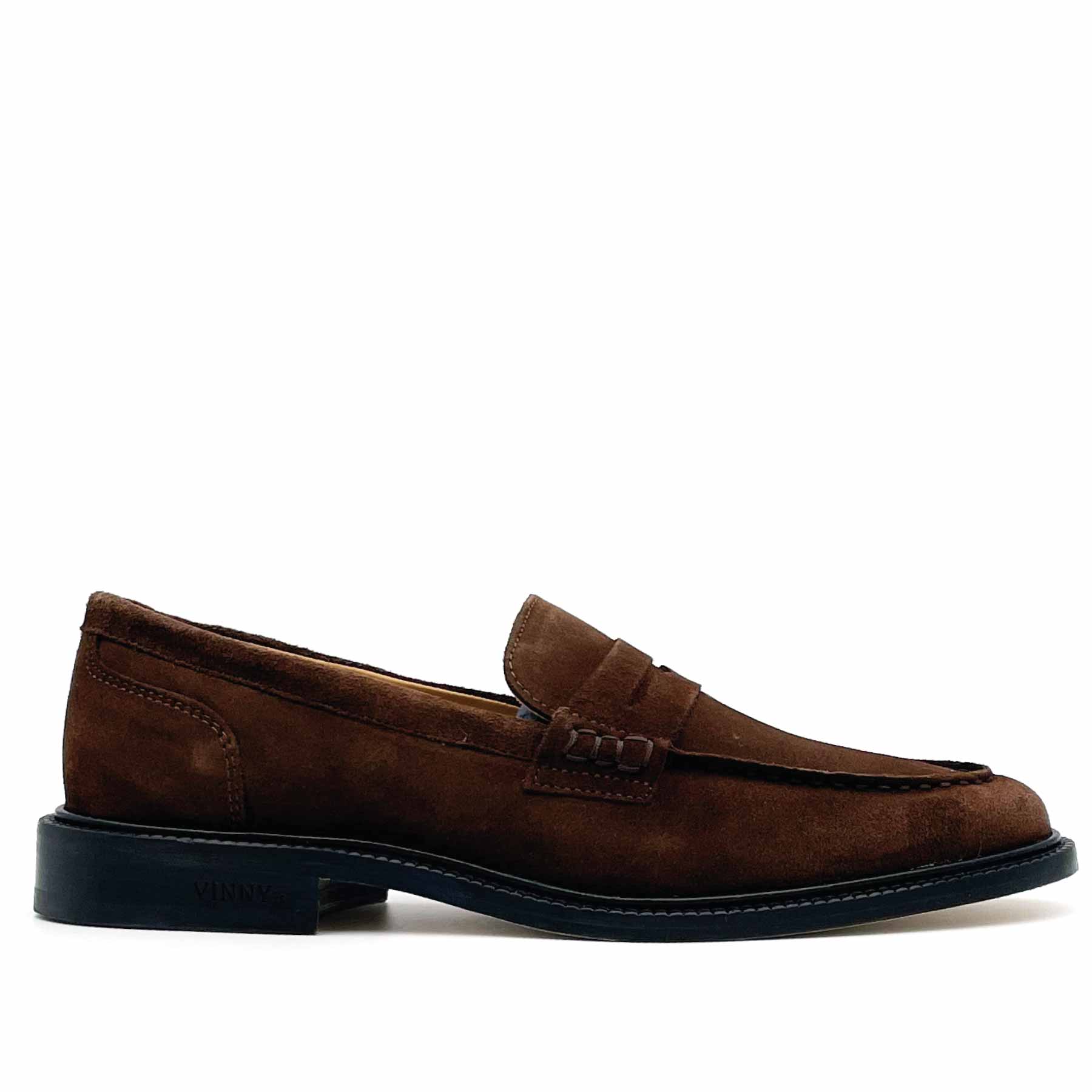 Townee Penny Loafer Light Brown Suede