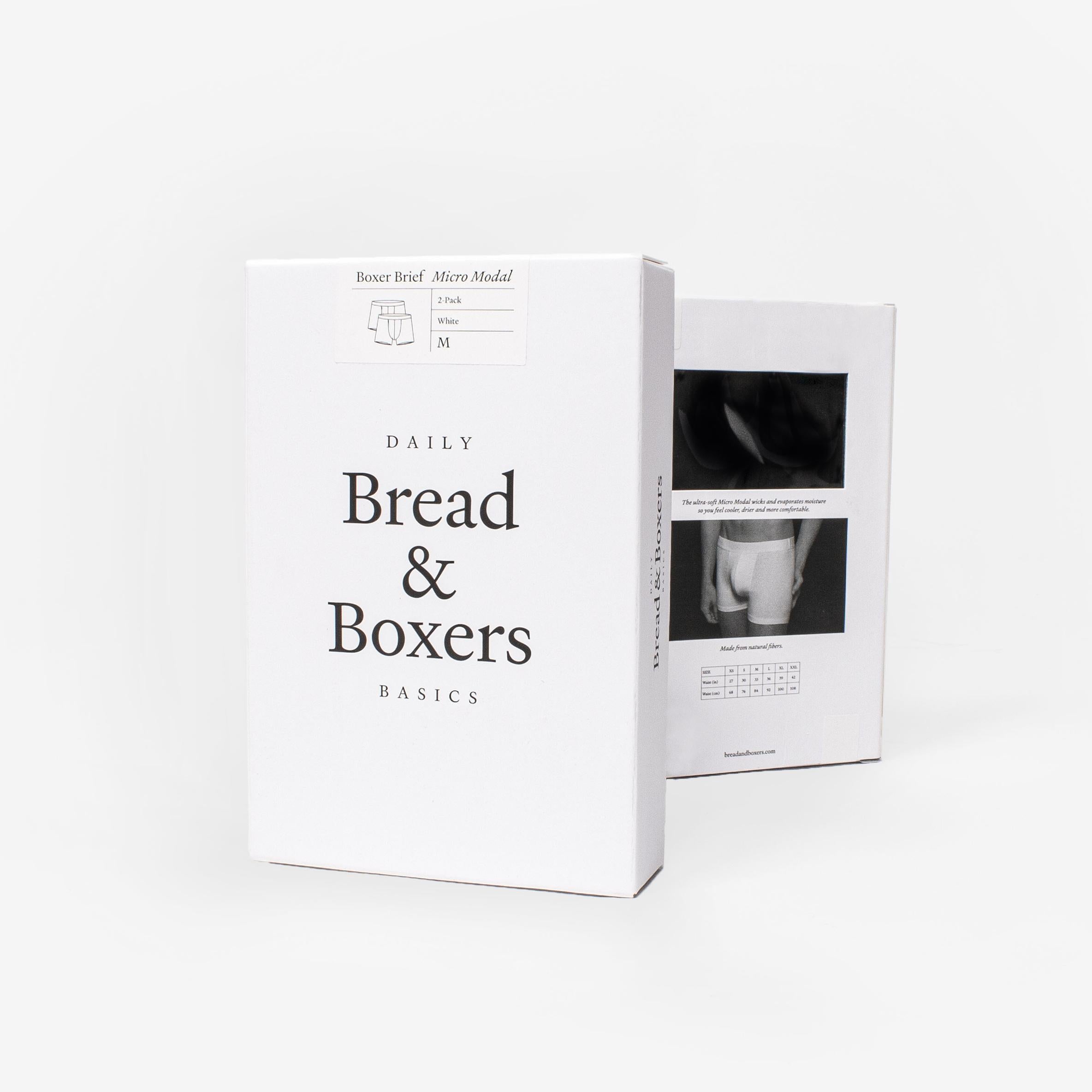 Bread & Boxers Boxer Brief Modal 2-pack Black