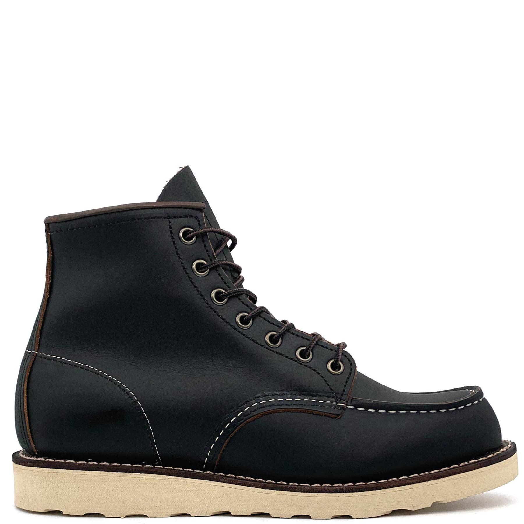 8849 6" Moc Toe Black Prairie Leather