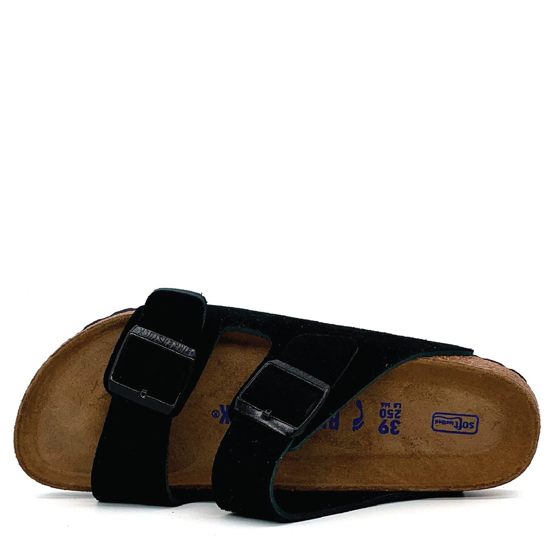 Arizona Mjukfotbädd Black Suede Smal
