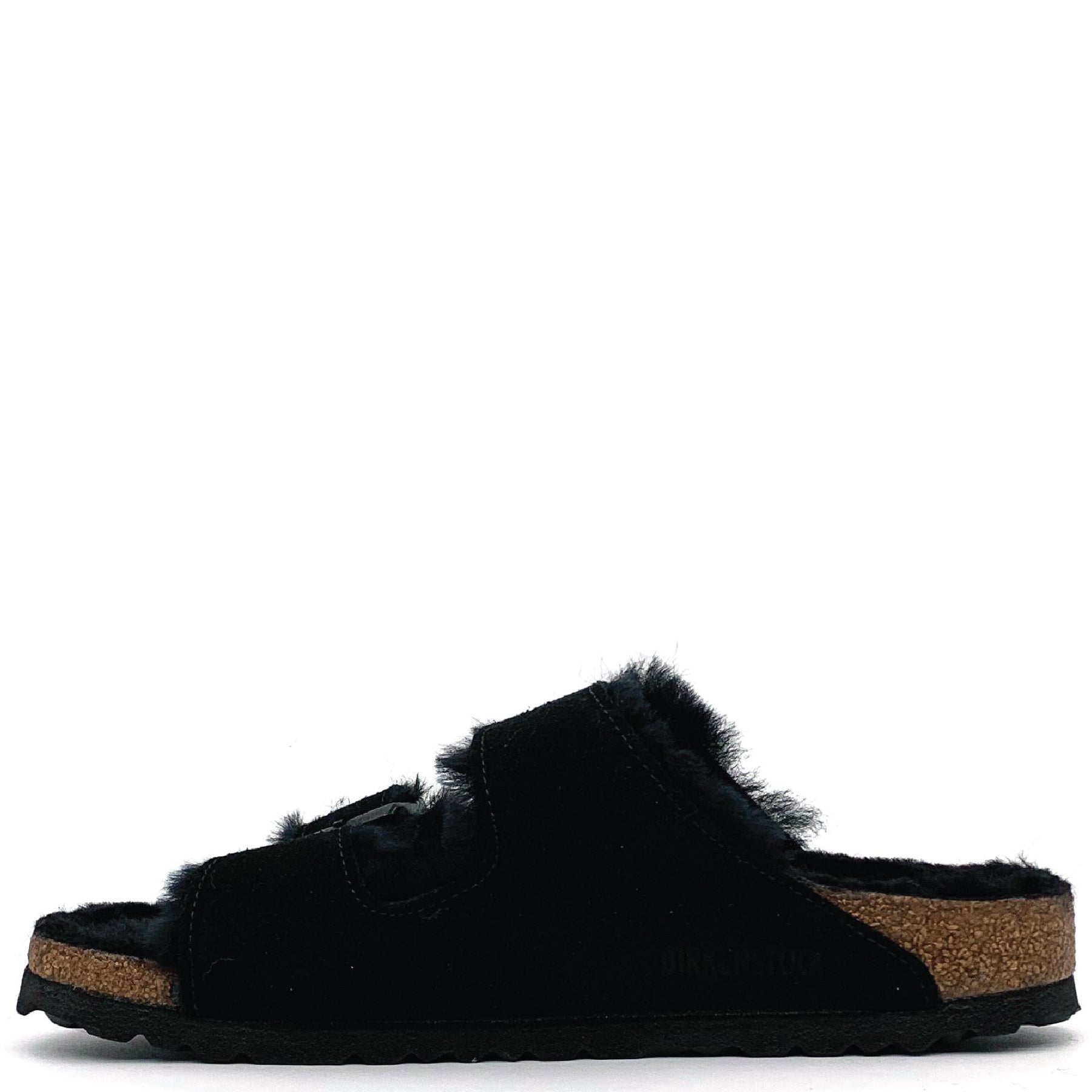 Arizona Shearling Black Suede Women