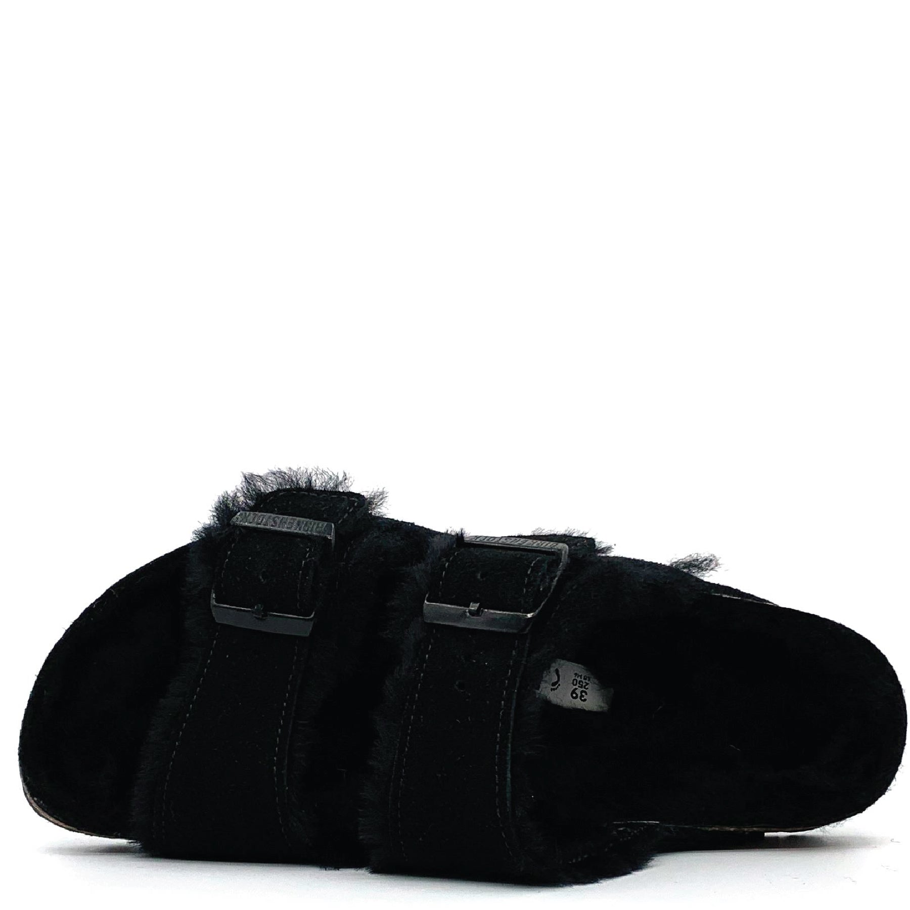 Arizona Shearling Black Suede Women