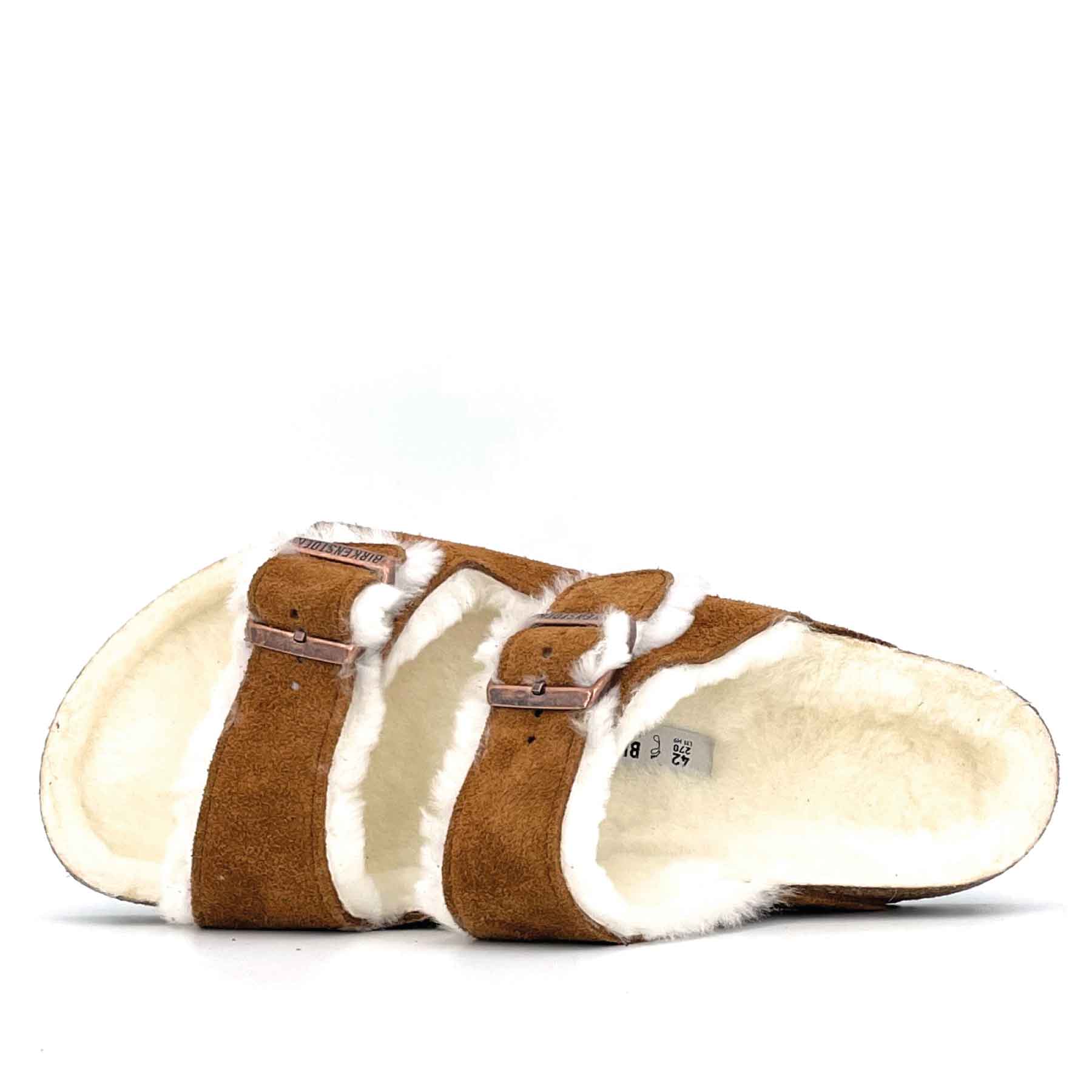 Arizona Shearling Suede Leather Mink Men