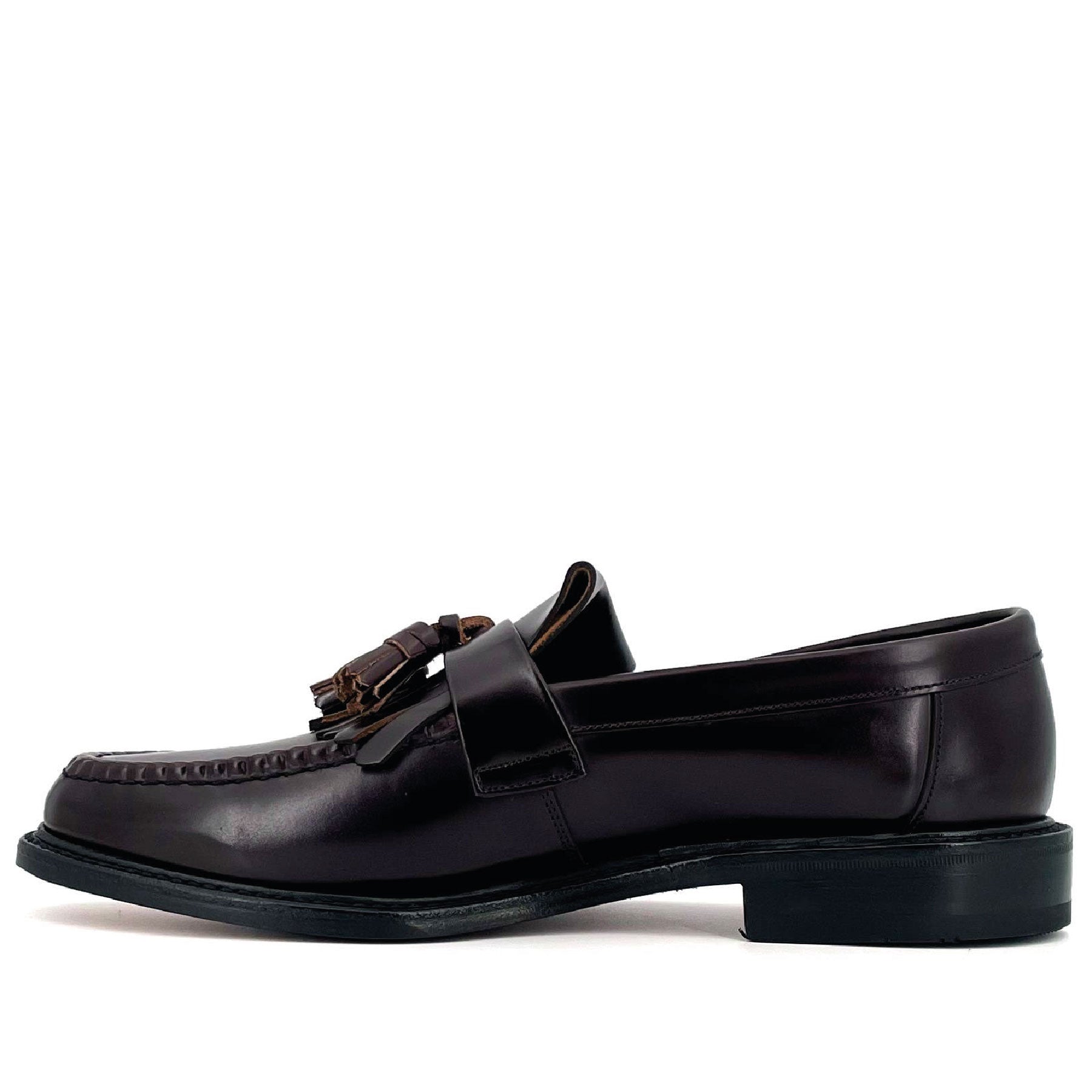 Brighton Oxblood Polished Tassel Loafer