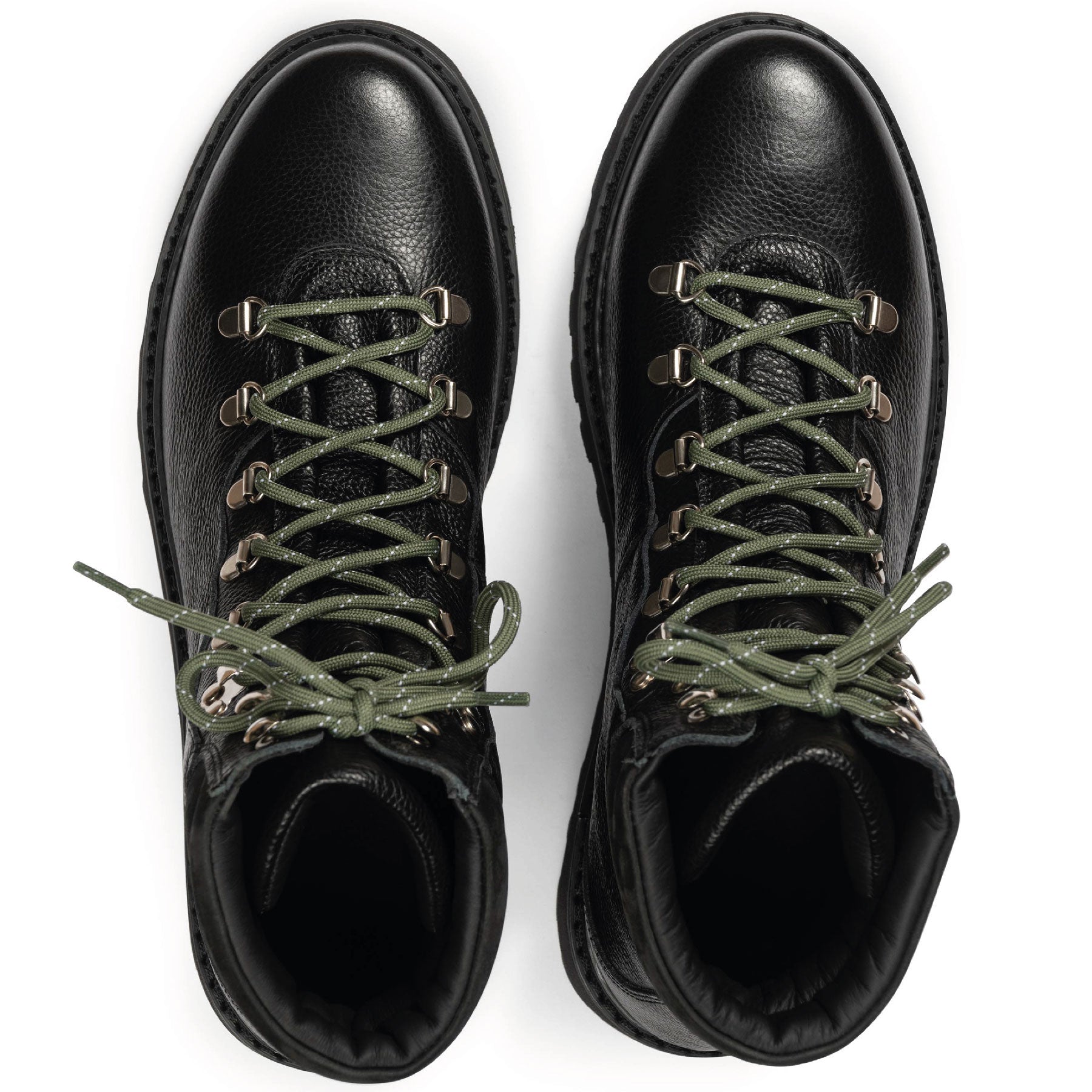 Hiking Grained Leather Black