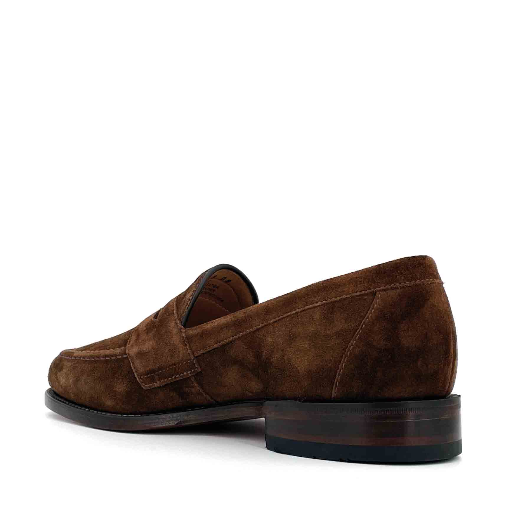 Imperial Brown Suede Apron Penny Loafer