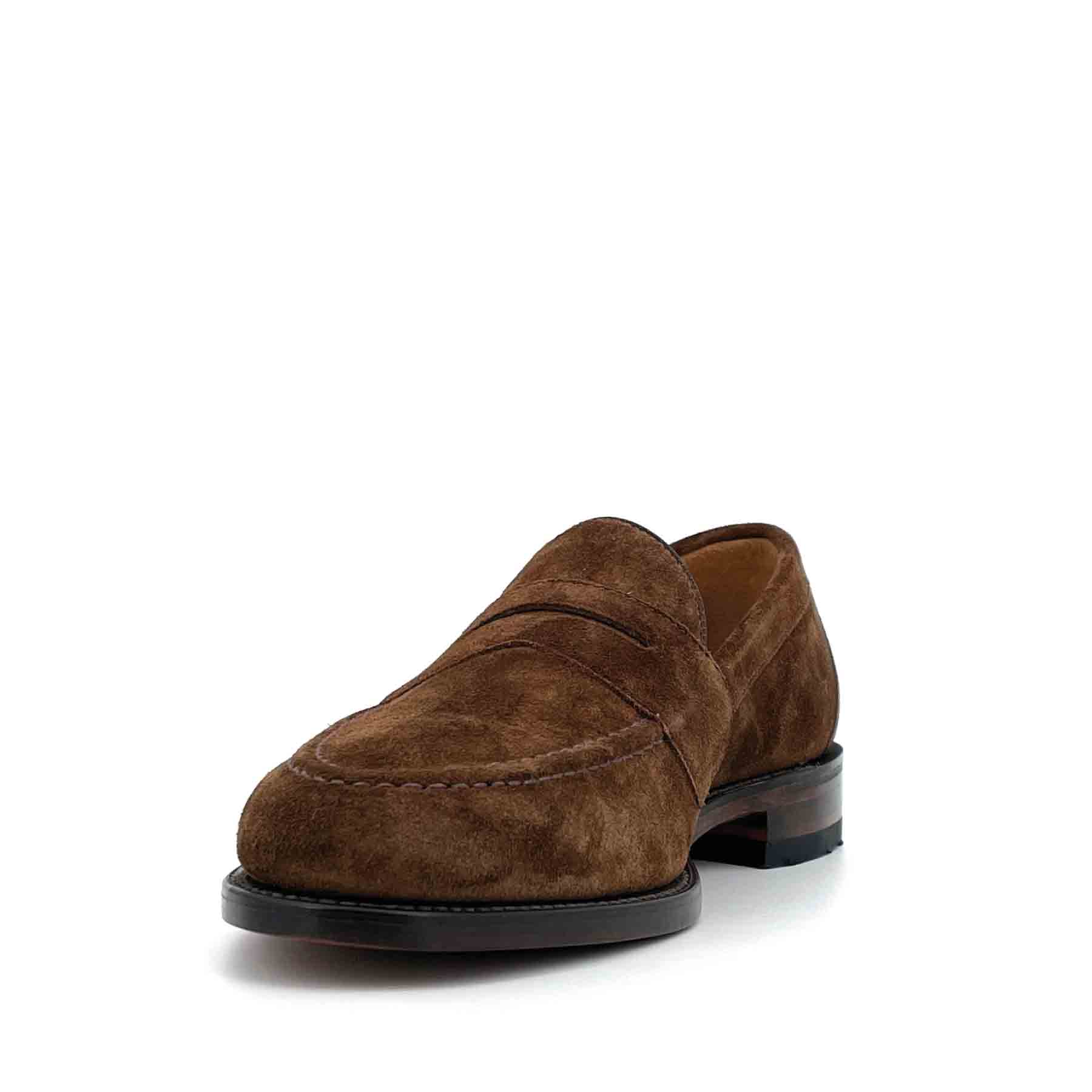 Imperial Brown Suede Apron Penny Loafer